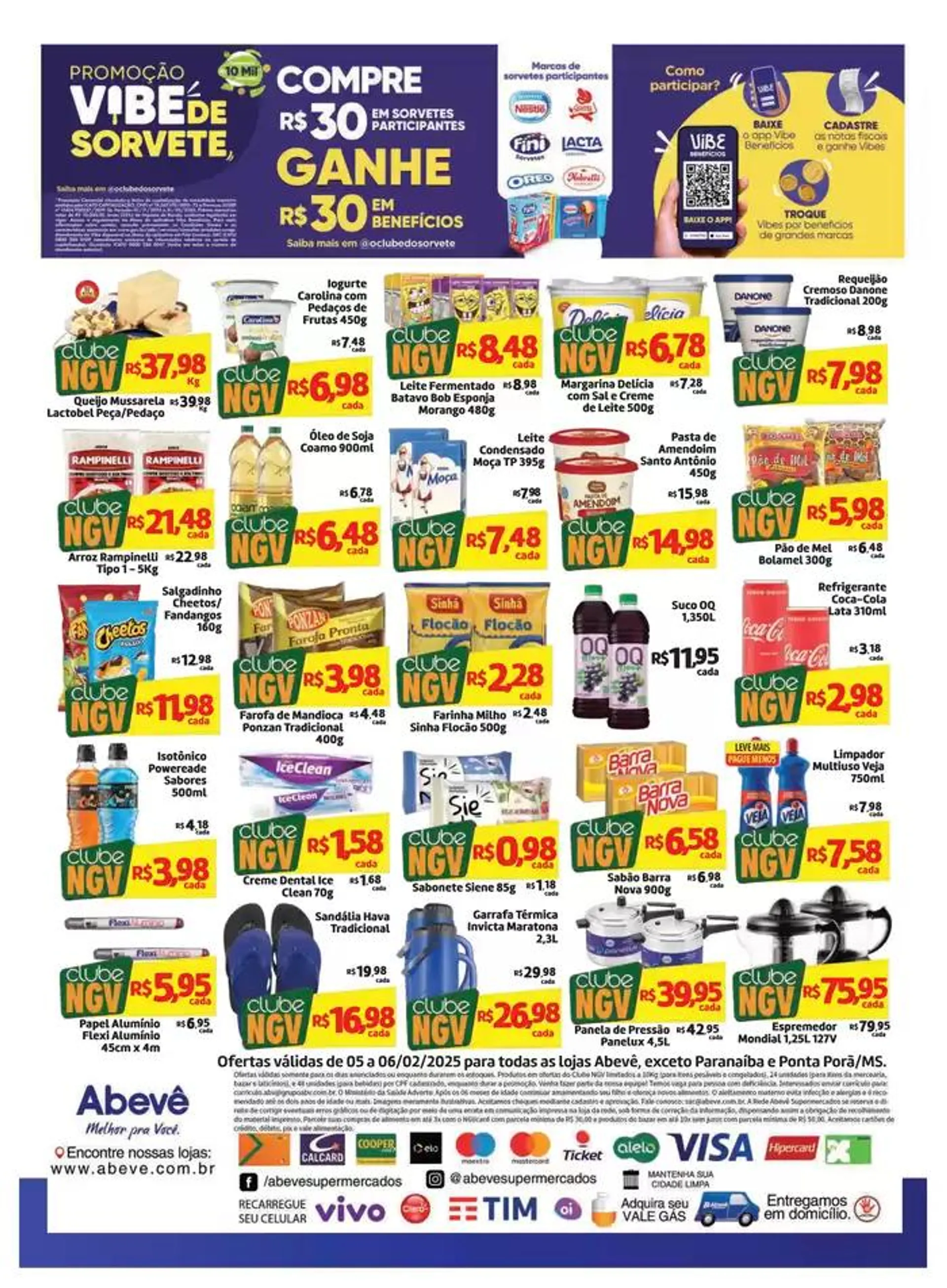 Encarte de Ofertas Abevê Supermercados 5 de fevereiro até 6 de fevereiro 2025 - Pagina 2