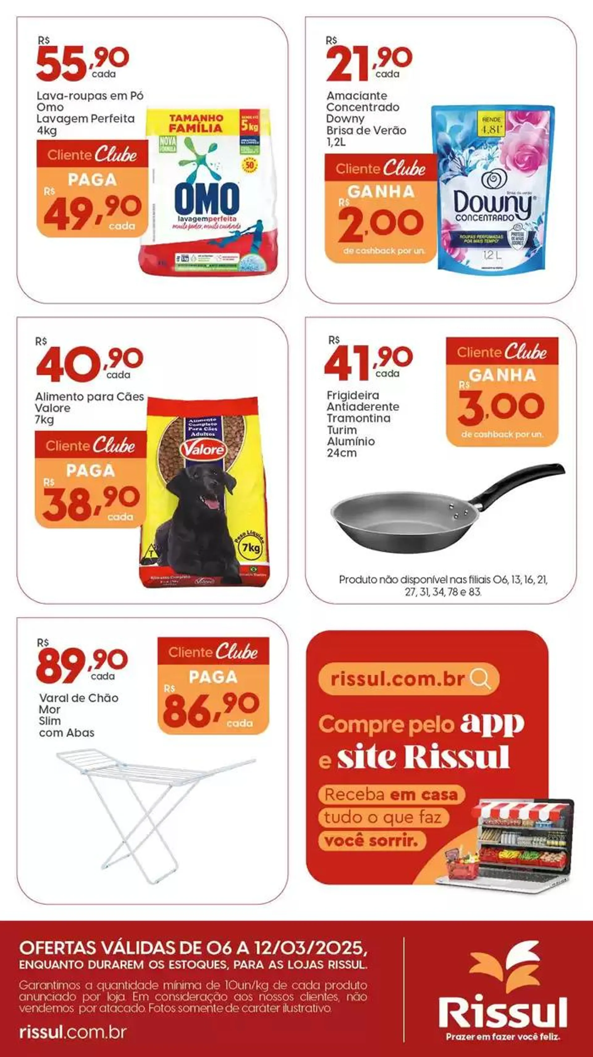 Encarte de Aproveite as ofertas exclusivas Rissul  6 de março até 12 de março 2025 - Pagina 8