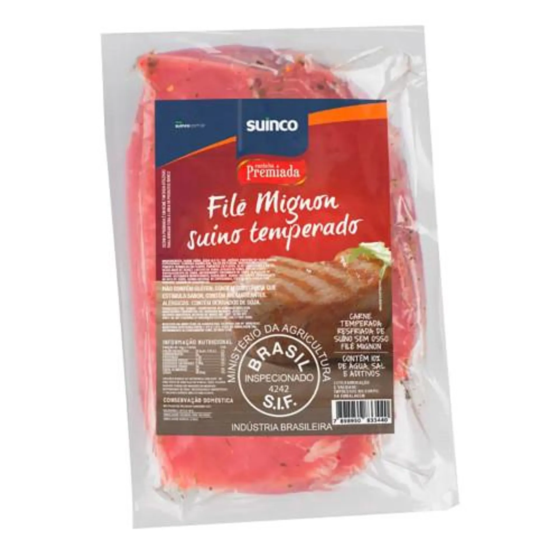 Filé Mignon Suíno Temperado KG