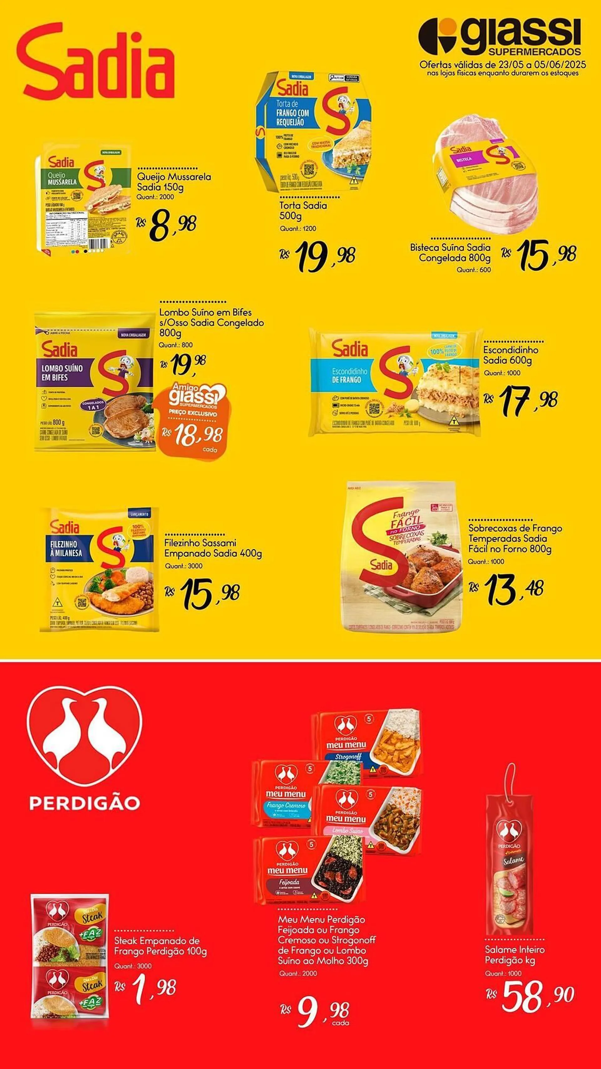 Encarte de Catálogo Giassi Supermercados 23 de maio até 5 de junho 2025 - Pagina 2