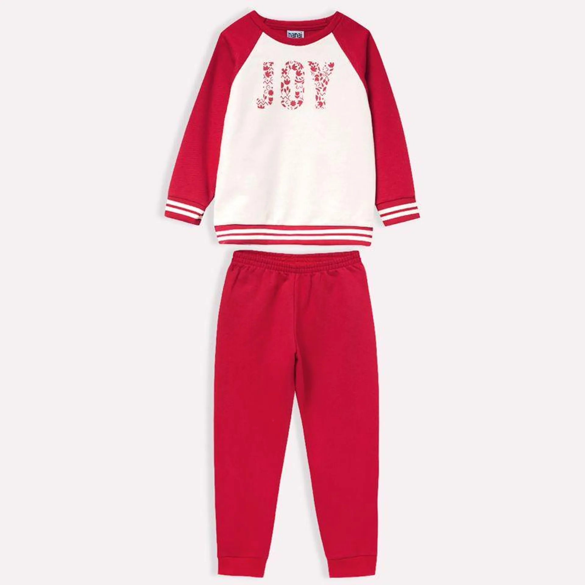 Conjunto em Moletom Infantil Menina Nanai