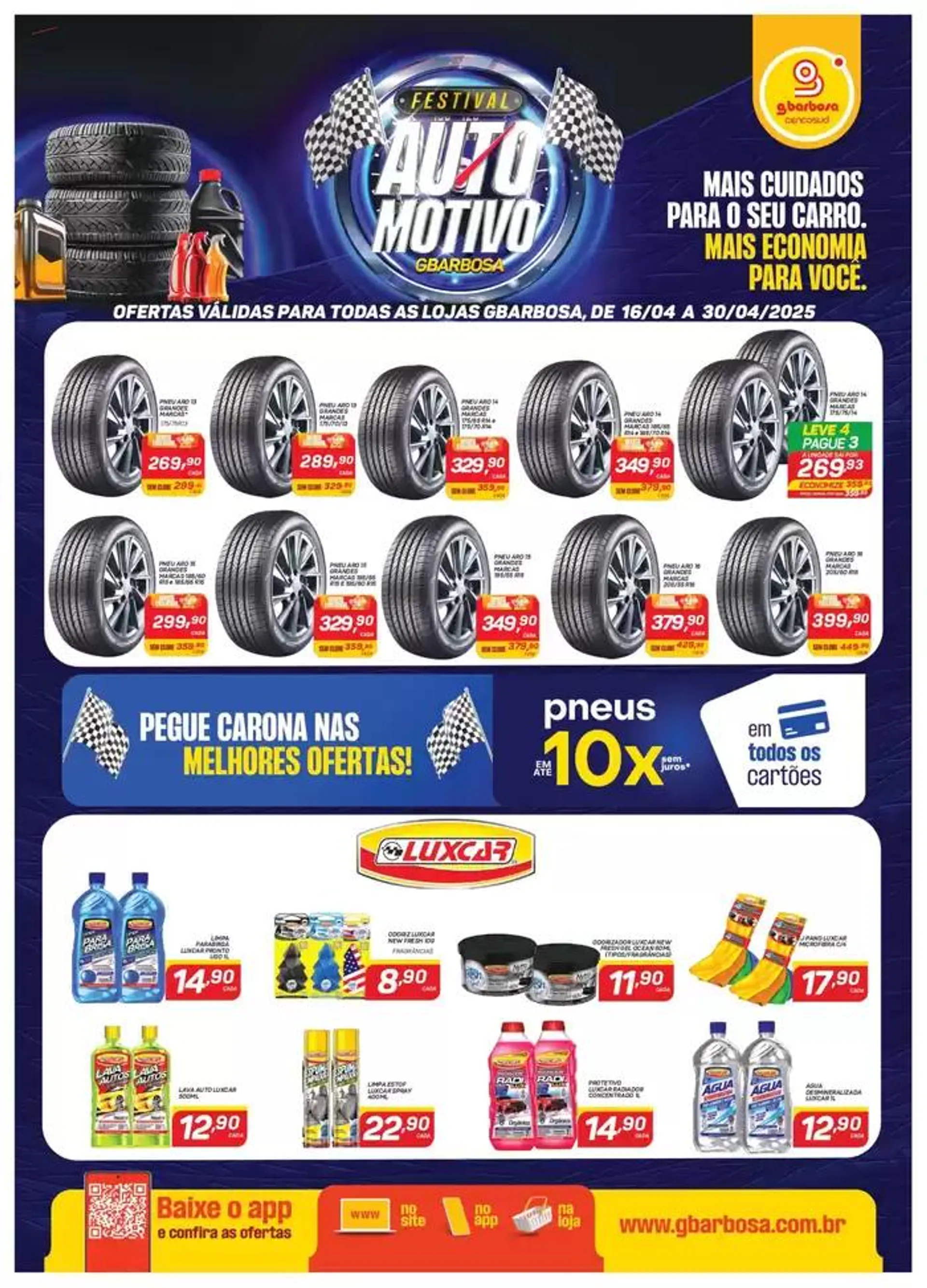 Encarte de Festival Auto Motivo GBarbosa 17 de abril até 30 de abril 2025 - Pagina 1