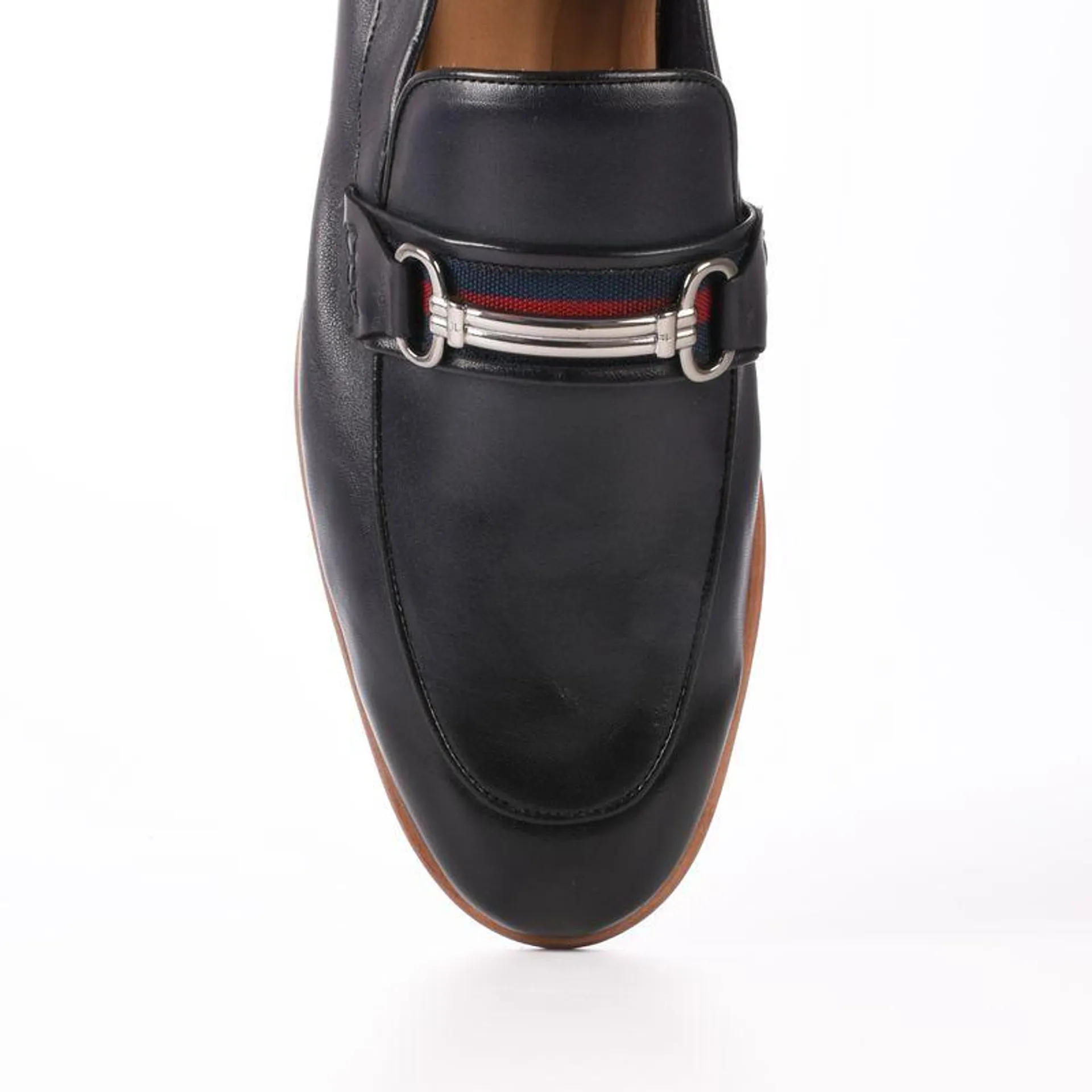 Loafer Masculino Marinho Bridão Couro