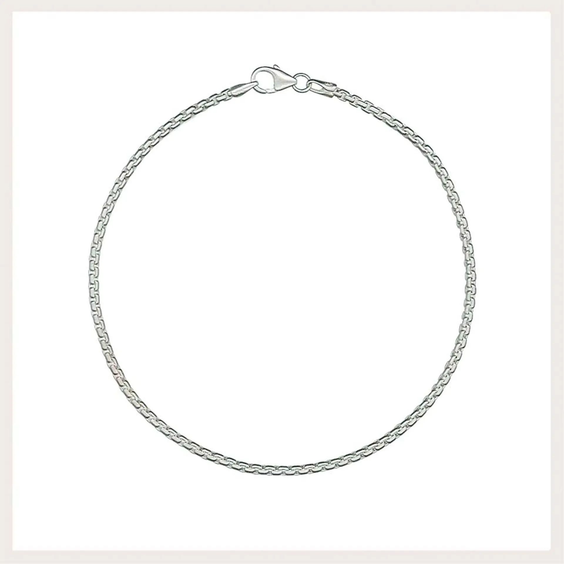 Pulseira Line 21 cm | prata