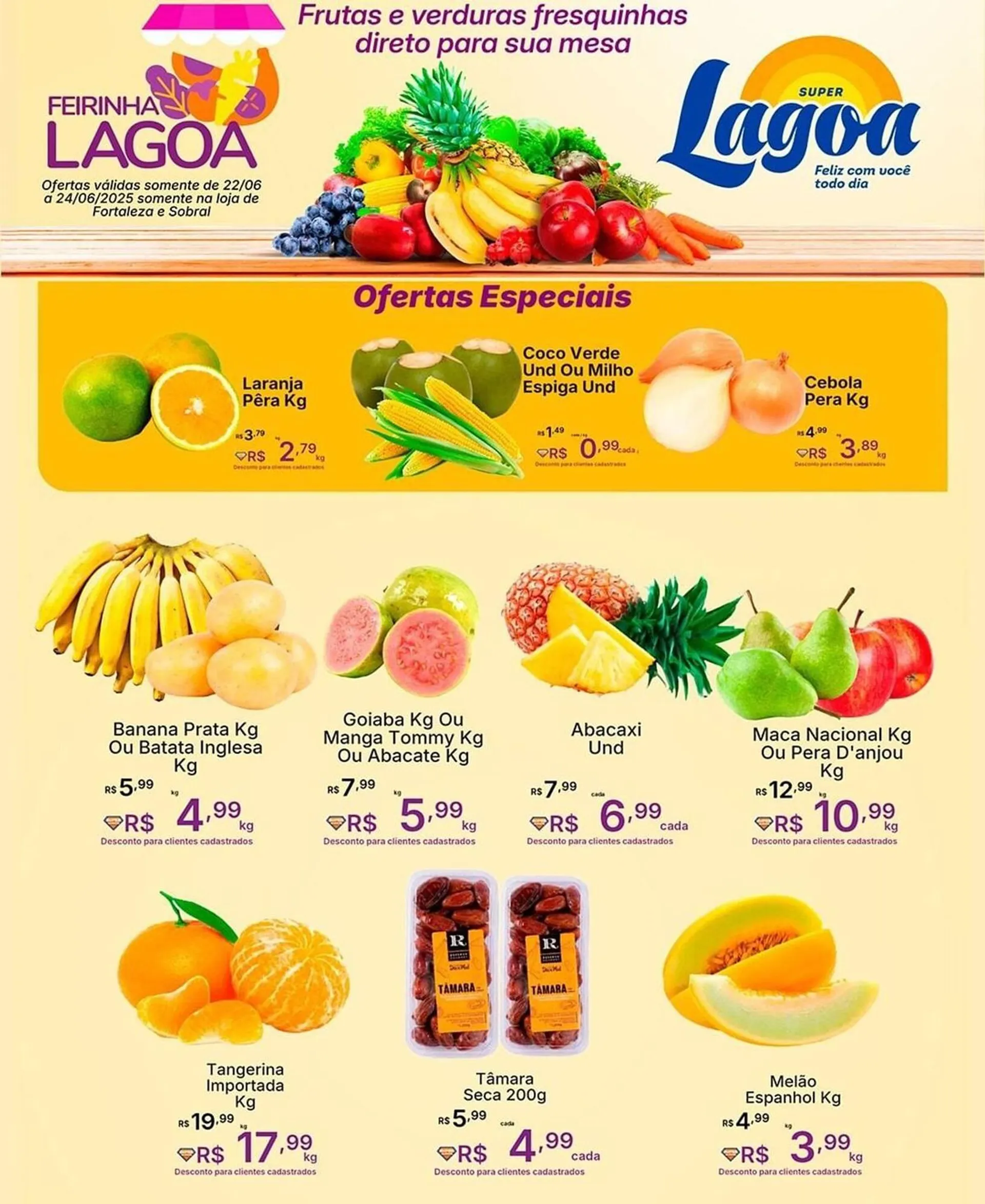 Encarte de Catálogo Super Lagoa 22 de junho até 24 de junho 2025 - Pagina 1