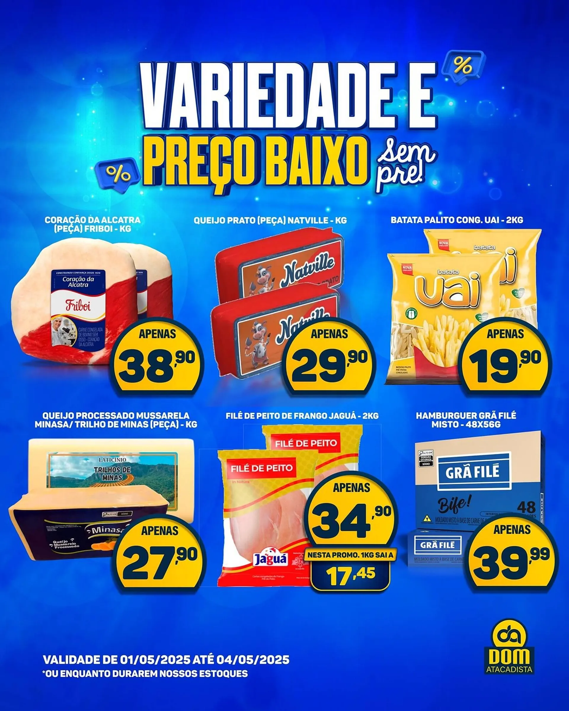 Encarte de Catálogo Dom Atacadista 1 de maio até 4 de maio 2025 - Pagina 1