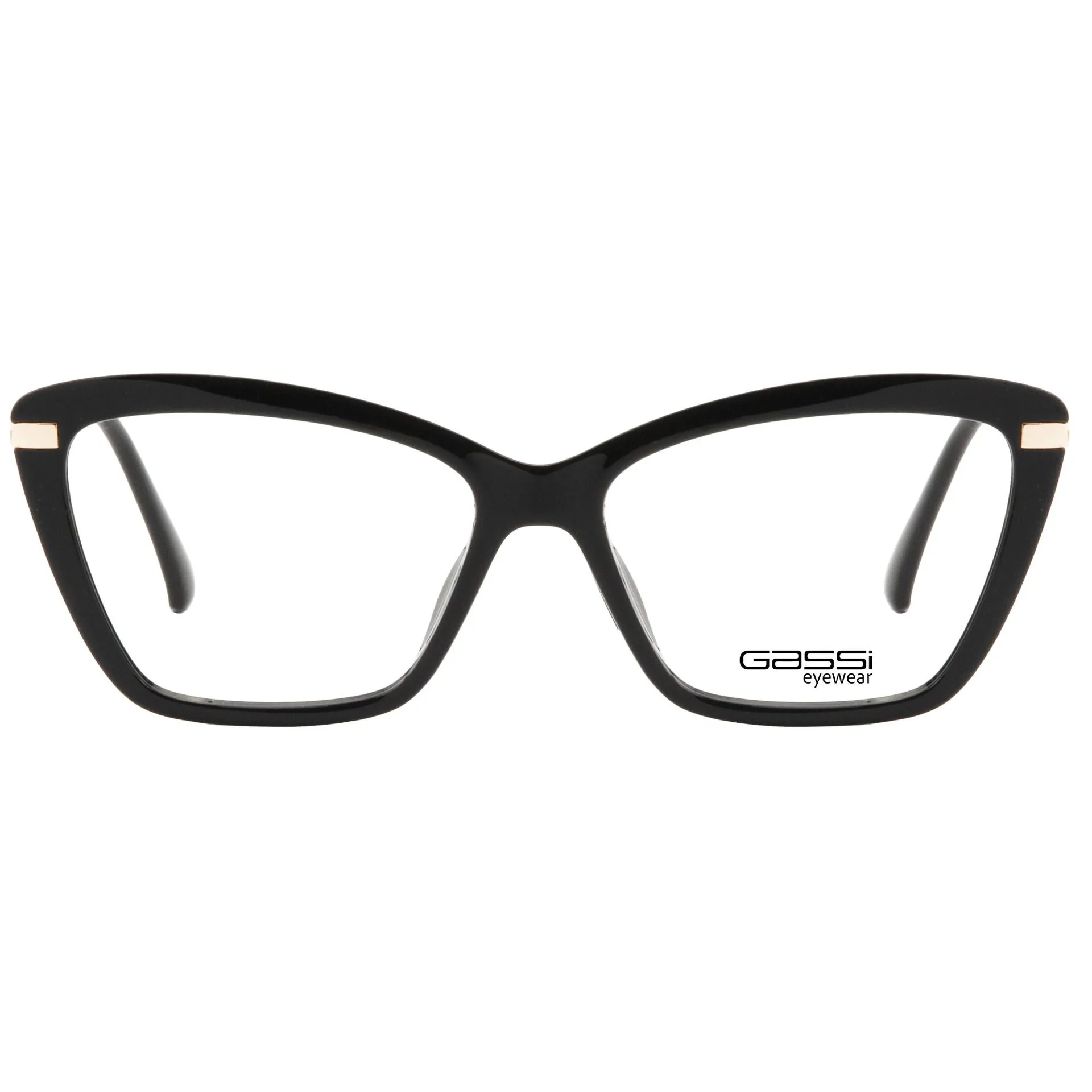 Óculos de grau Gassi Thayna clip on - Preto