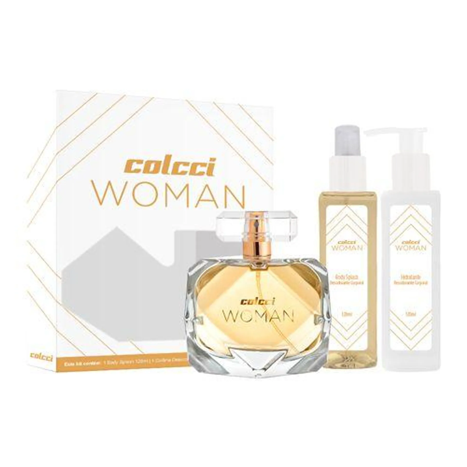 Kit Colcci Woman (Deo Colônia + Body Splash + Hidratante Corporal)