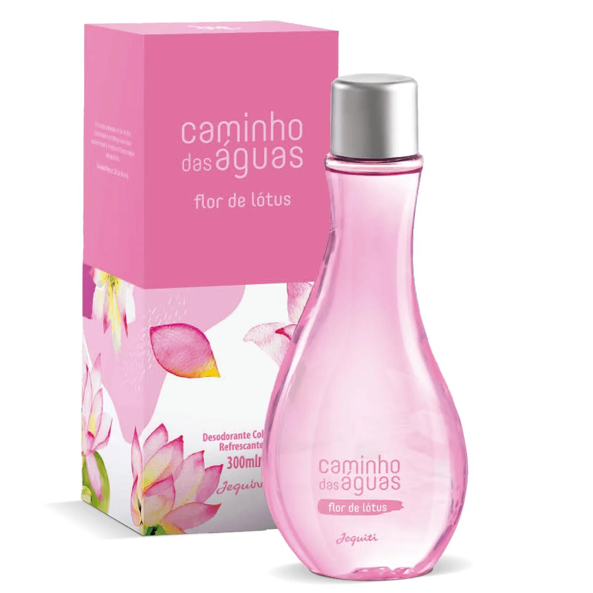 Desodorante Colônia Refrescante Caminho Das Águas Flor De Lotus, 300Ml