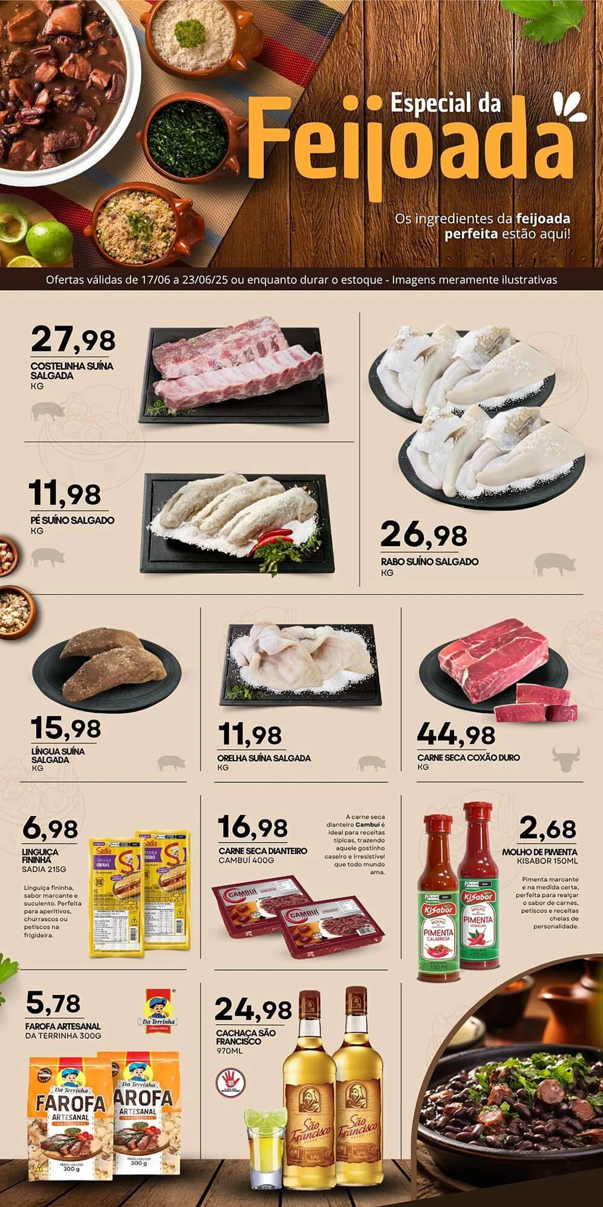 Encarte de Catálogo Mercadão Atacadista 17 de junho até 23 de junho 2025 - Pagina 1