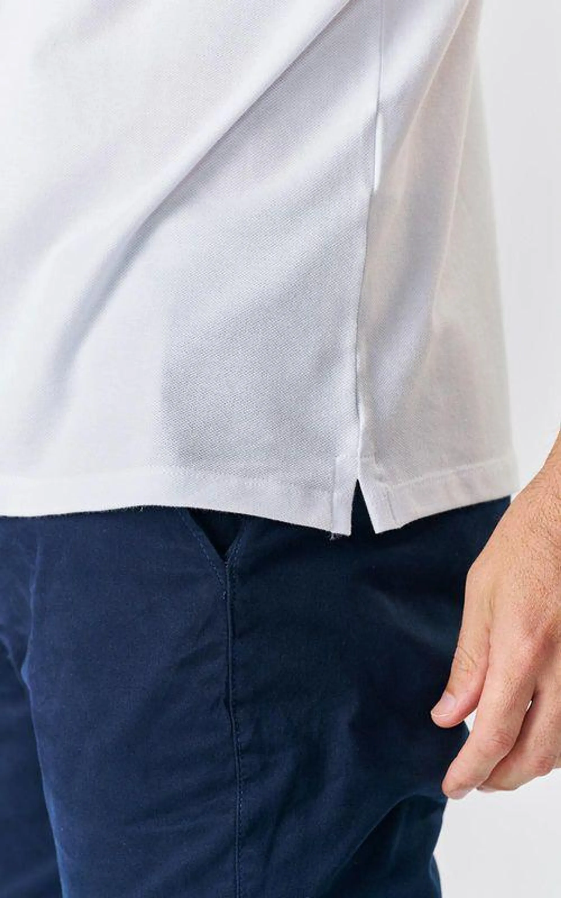 Calça Masculina Slim Casual Sarja - MARINHO