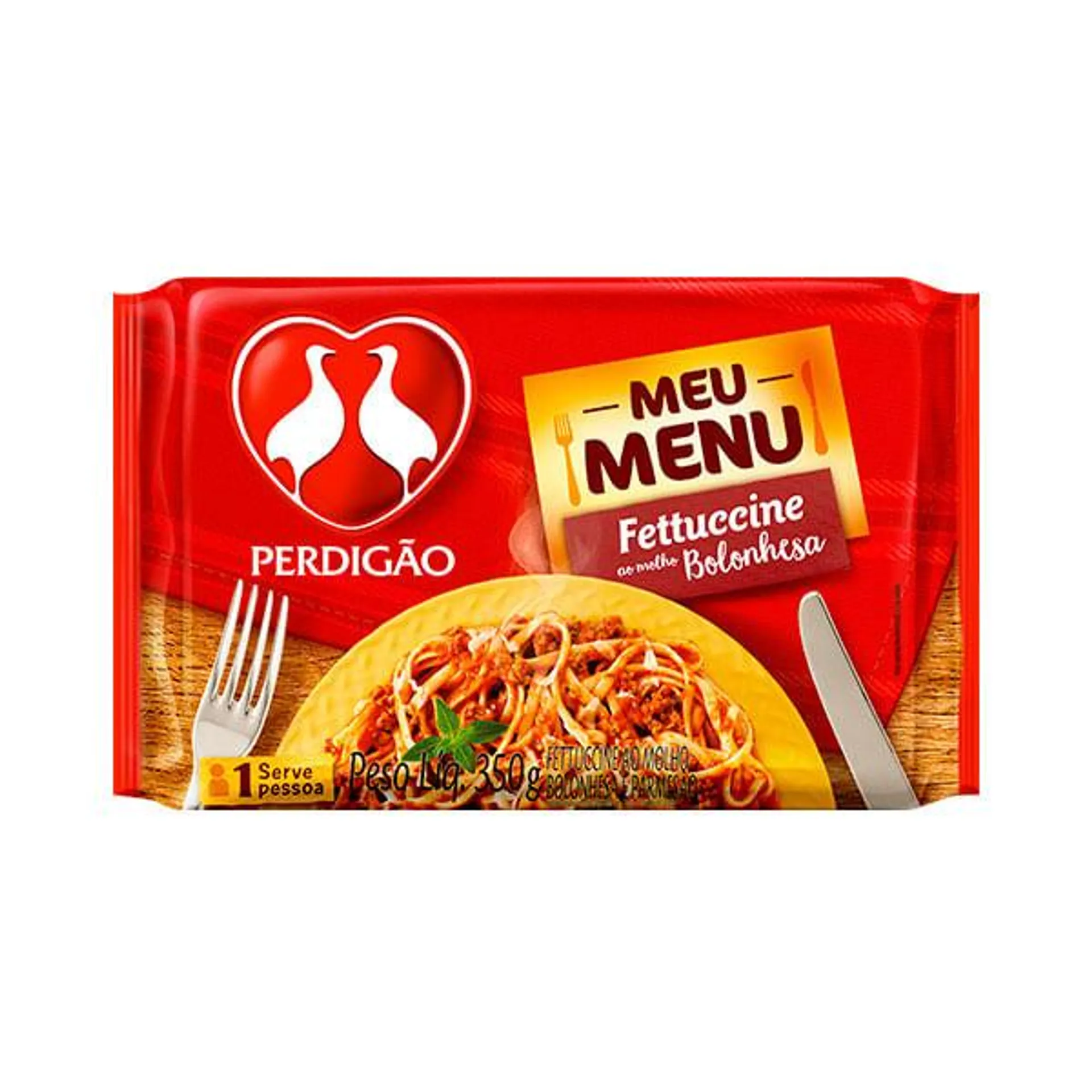 Meu Menu Perdigão Fettucine ao Molho Bolonhesa 350g