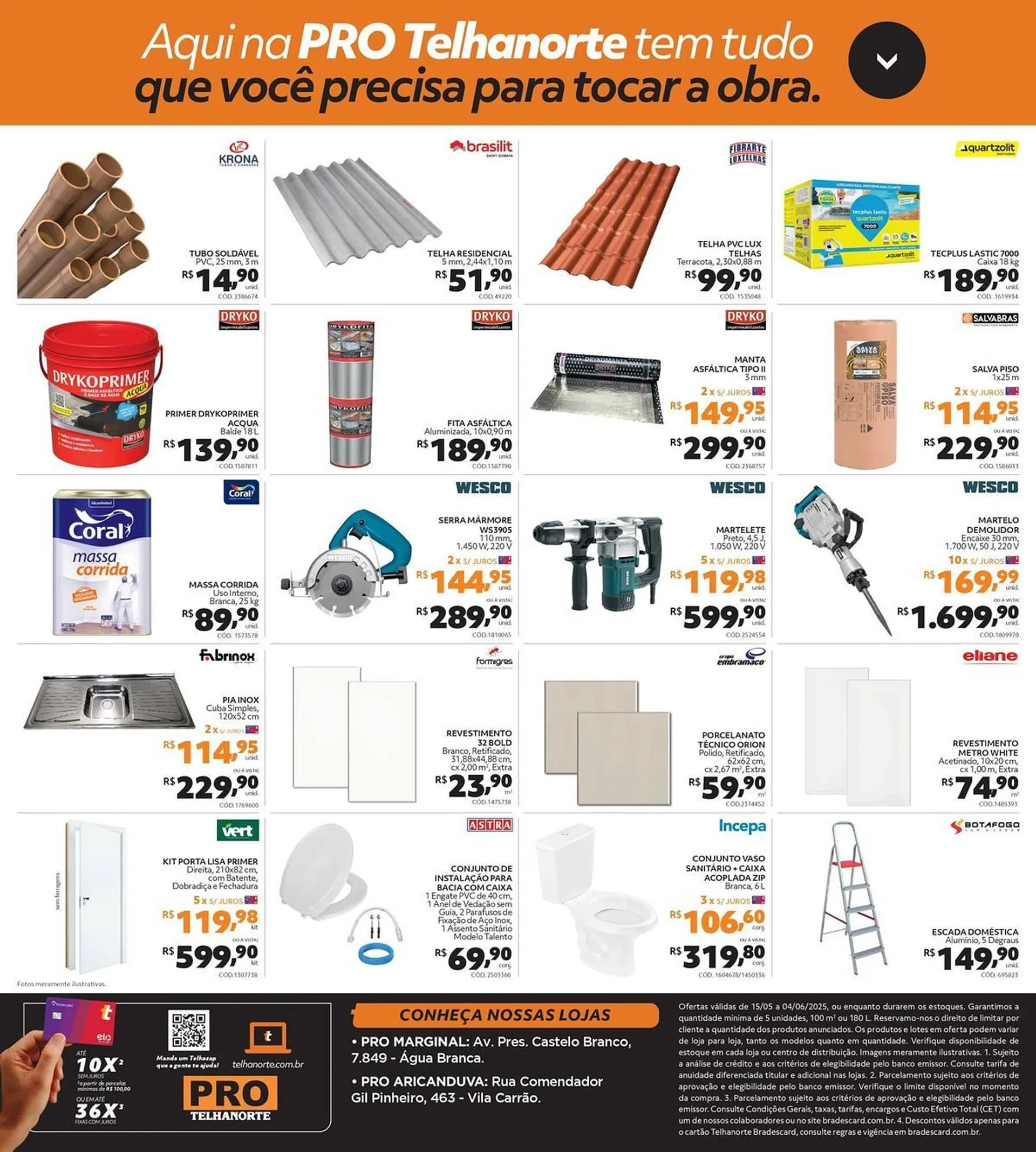 Encarte de Catálogo Telhanorte 15 de maio até 4 de junho 2025 - Pagina 2