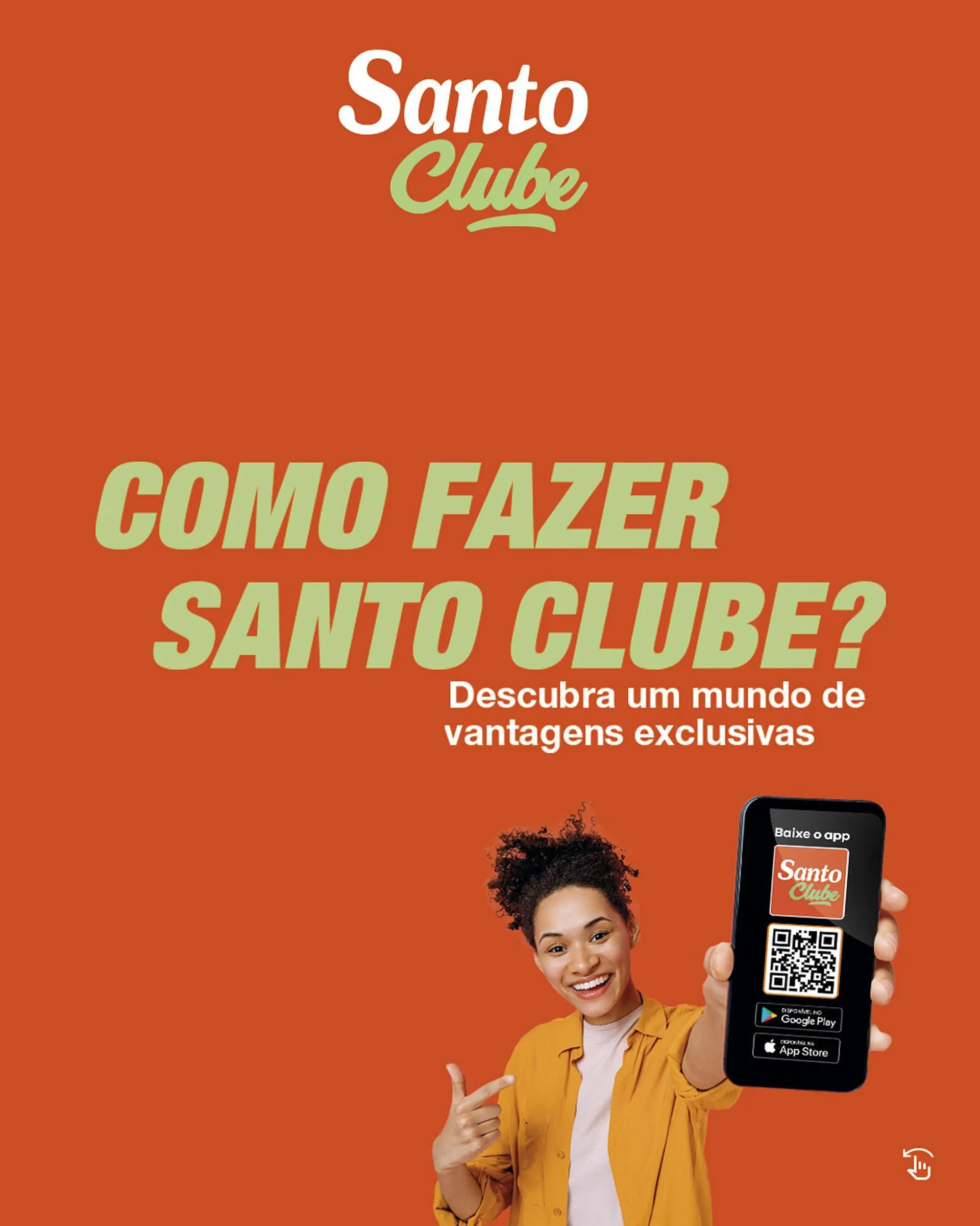 Encarte de Catálogo Santo Supermercados 18 de maio até 24 de maio 2025 - Pagina 1
