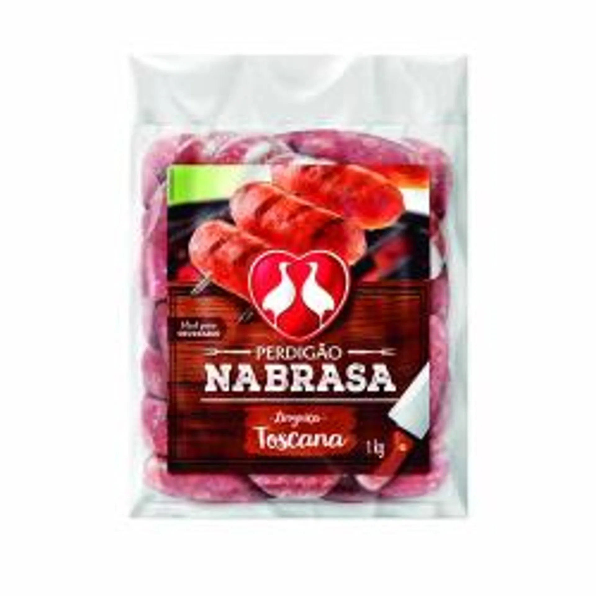 Linguica Toscana Perdigao Na Brasa 1kg