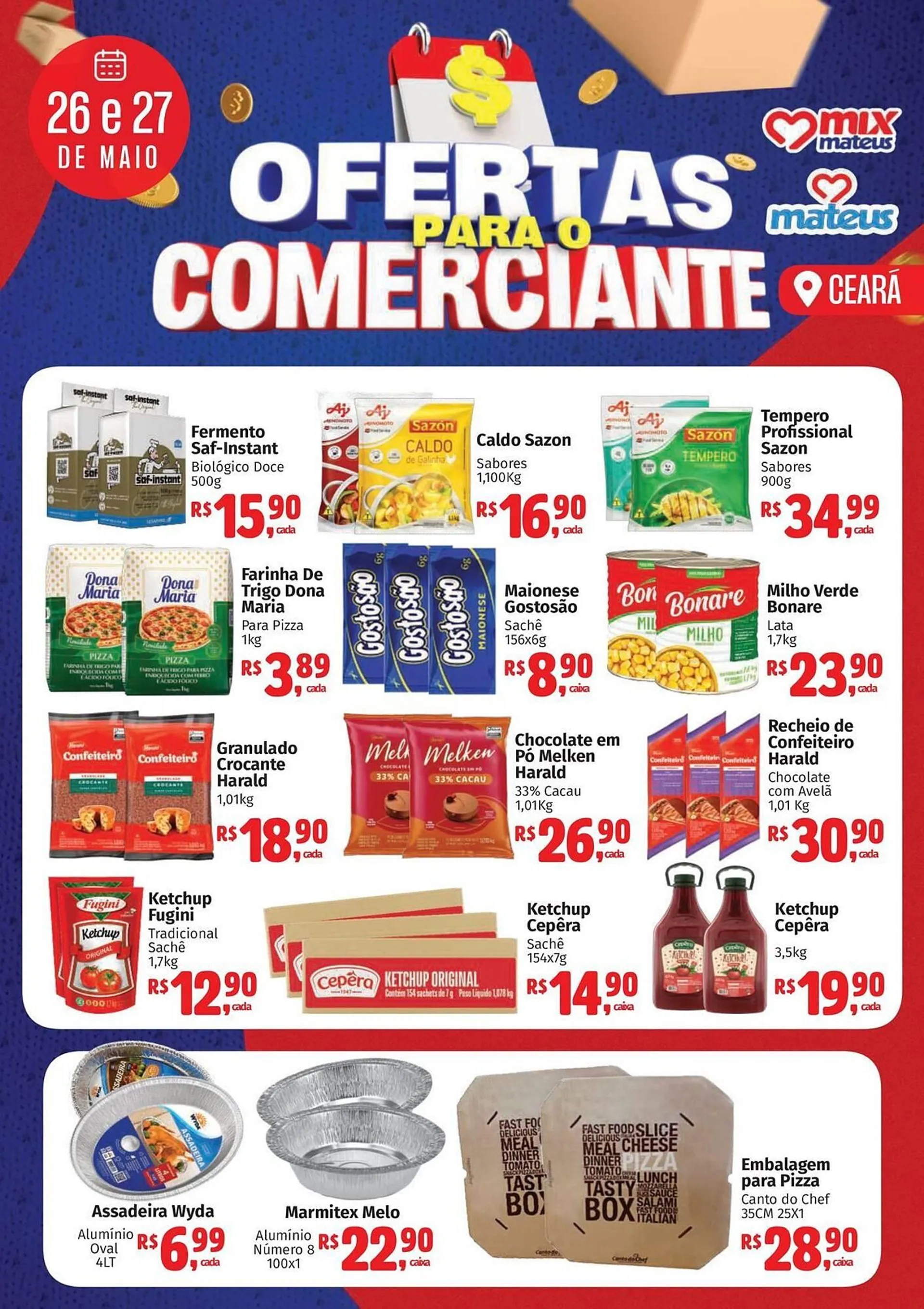 Encarte de Catálogo Supermercados Mateus 26 de maio até 27 de maio 2025 - Pagina 1