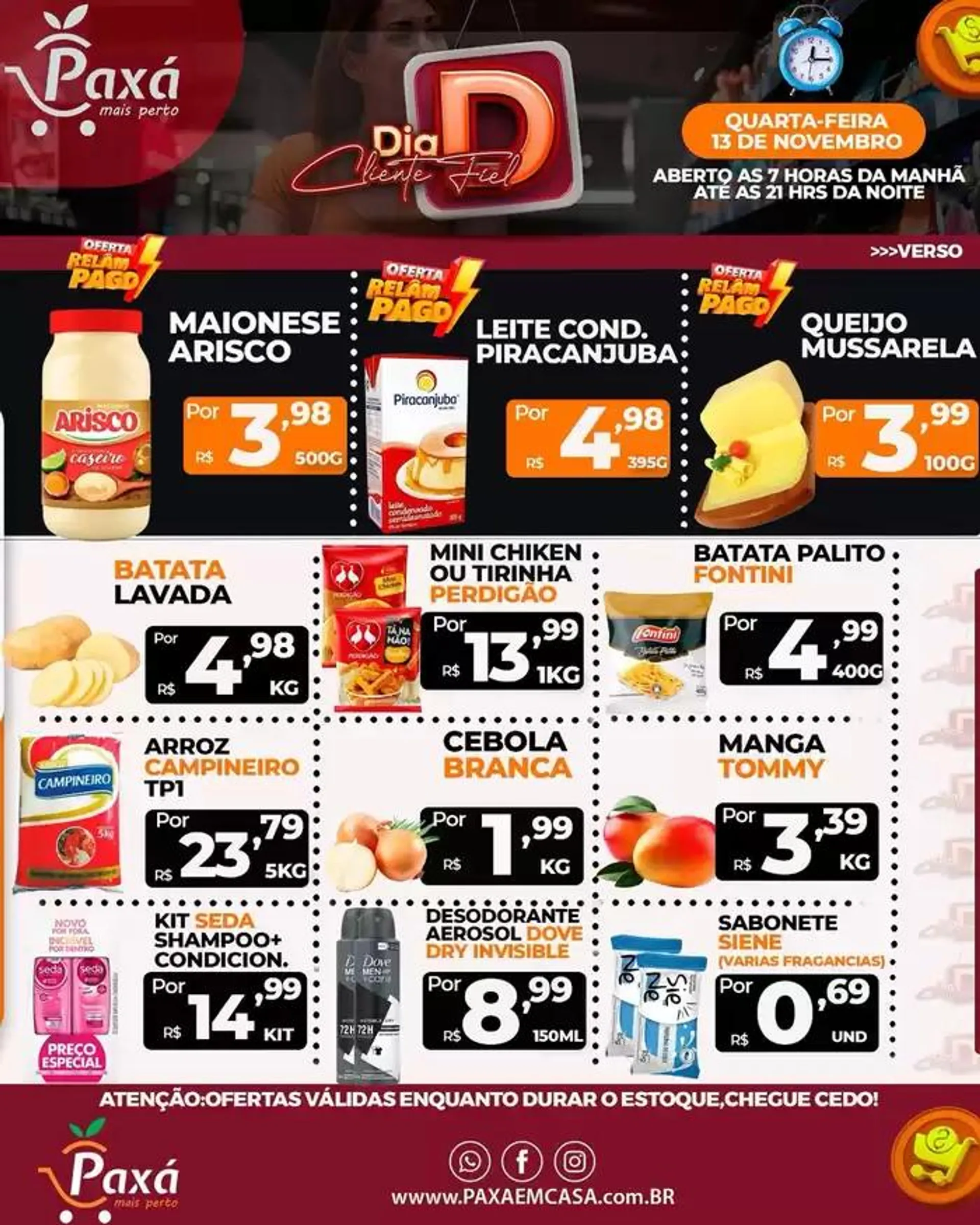 Encarte Paxá Supermercados - 1