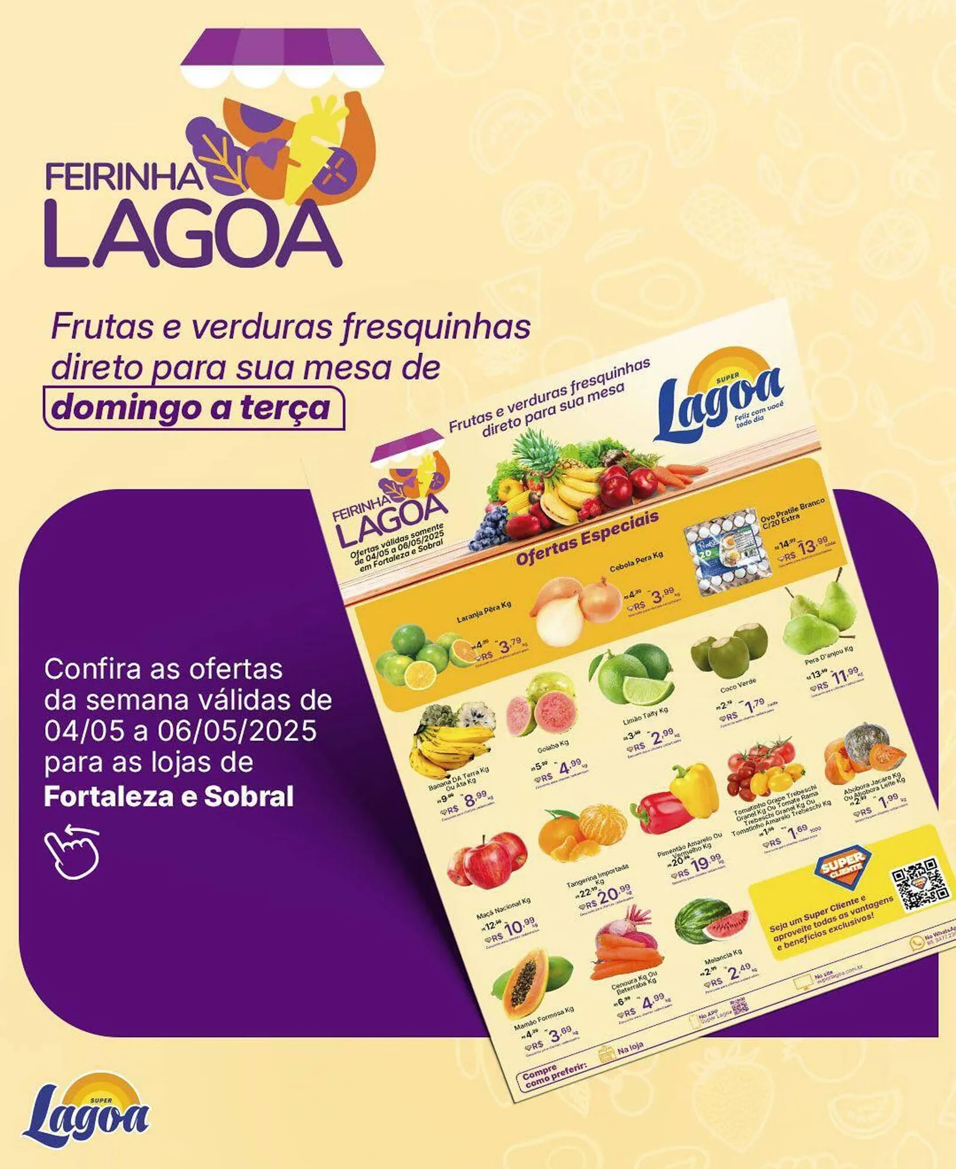 Encarte de Catálogo Super Lagoa 4 de maio até 6 de maio 2025 - Pagina 1