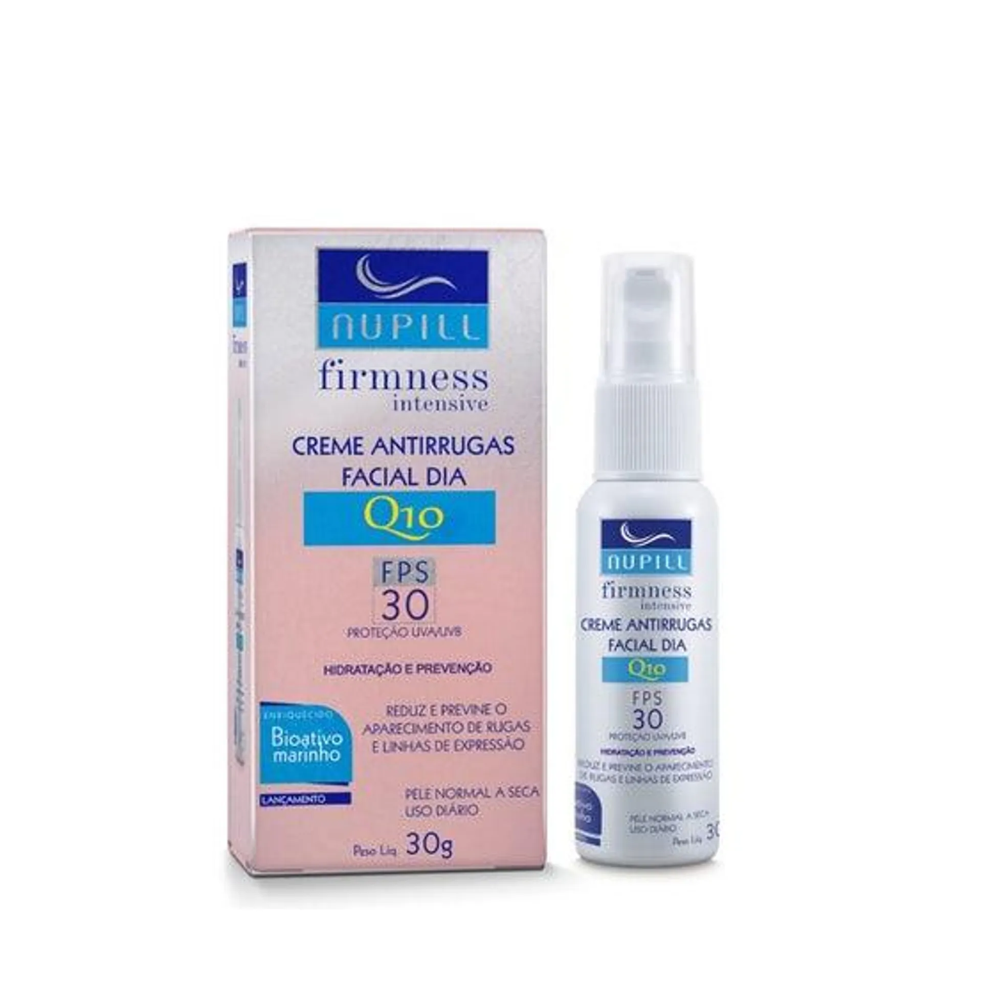 Creme Hidratante Facial Nupill Anti Rugas Q10 Fsp30 30gr