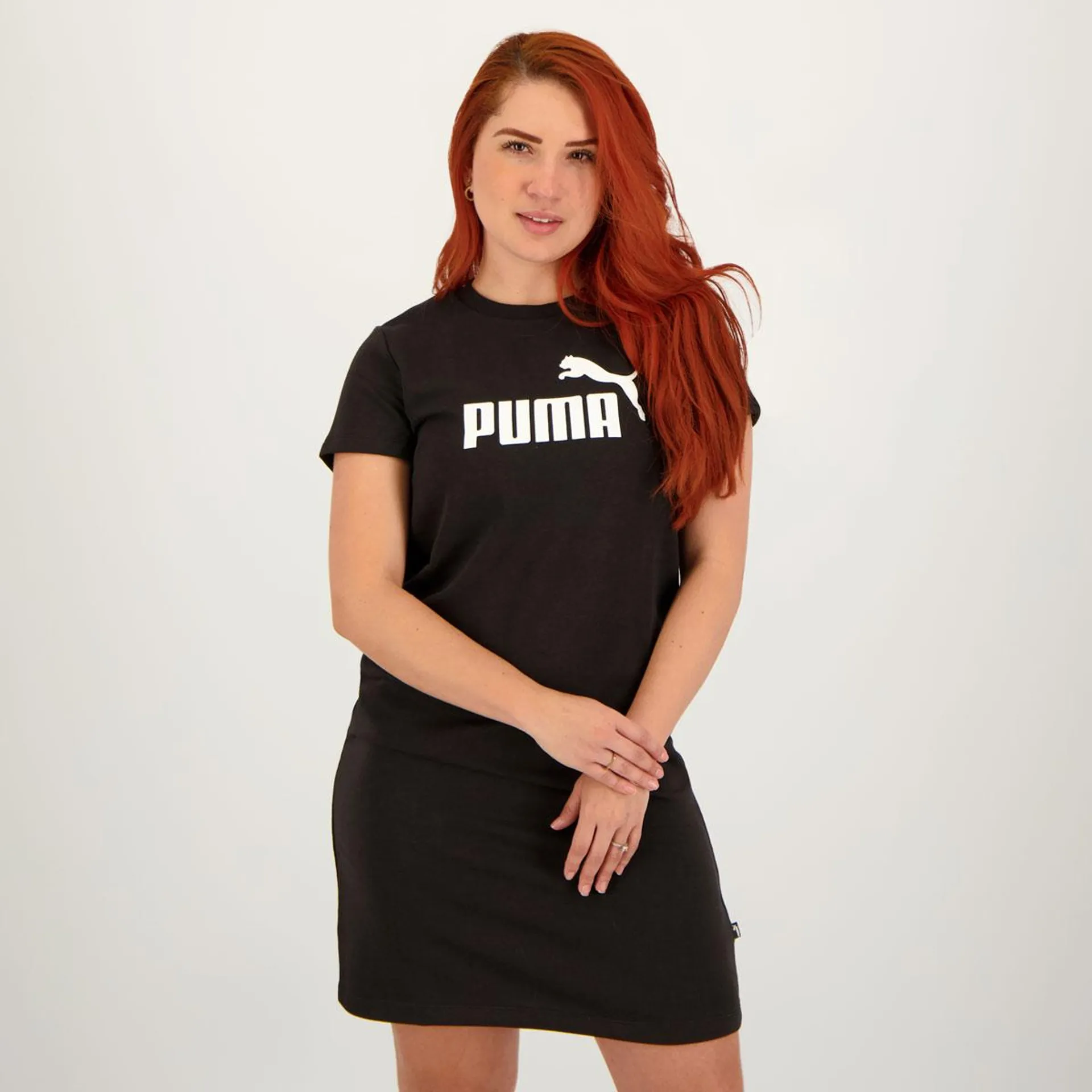 Vestido Puma ESS Logo TR Feminino Preto