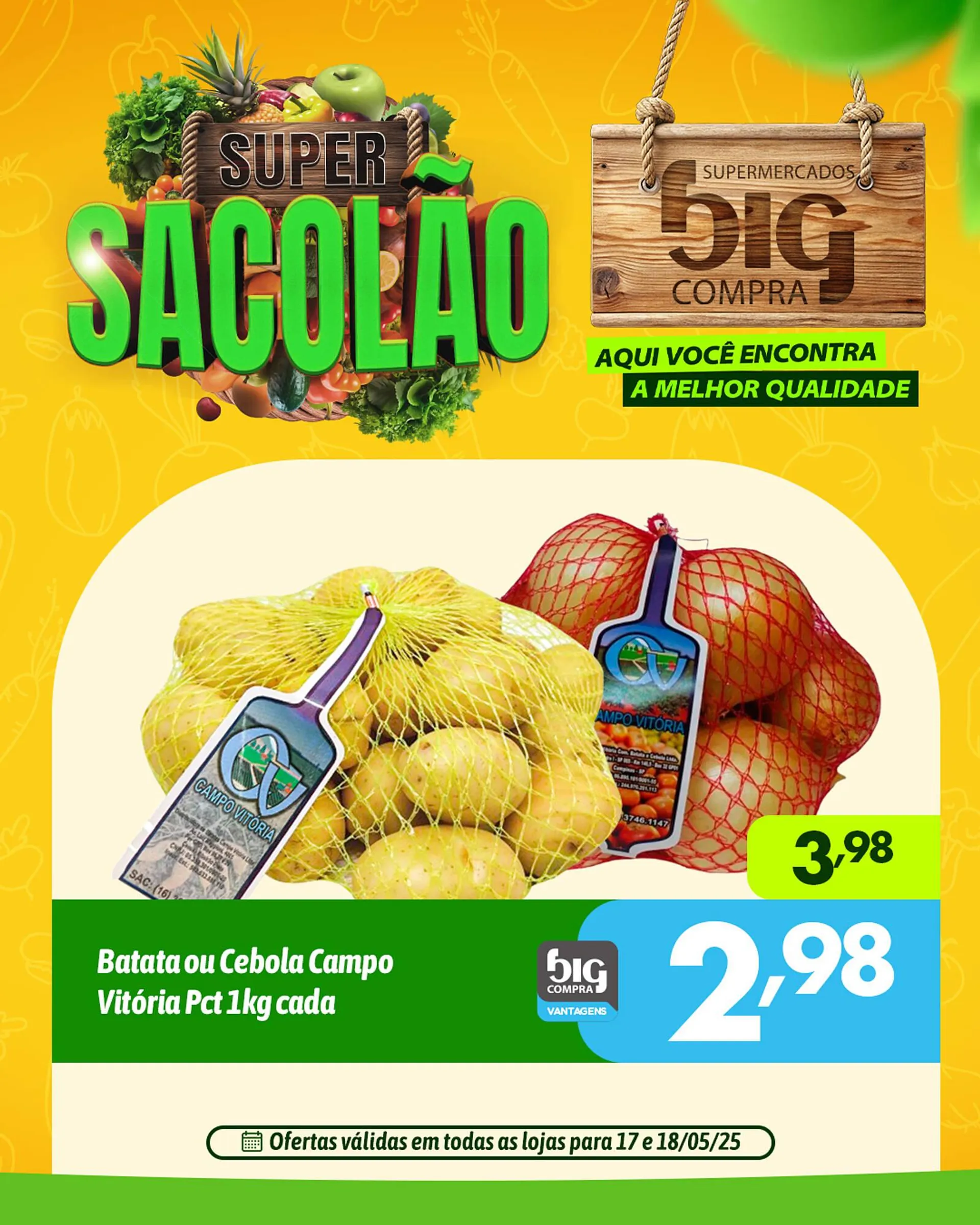 Encarte de Catálogo Supermercados Big Compra 17 de maio até 18 de maio 2025 - Pagina 5