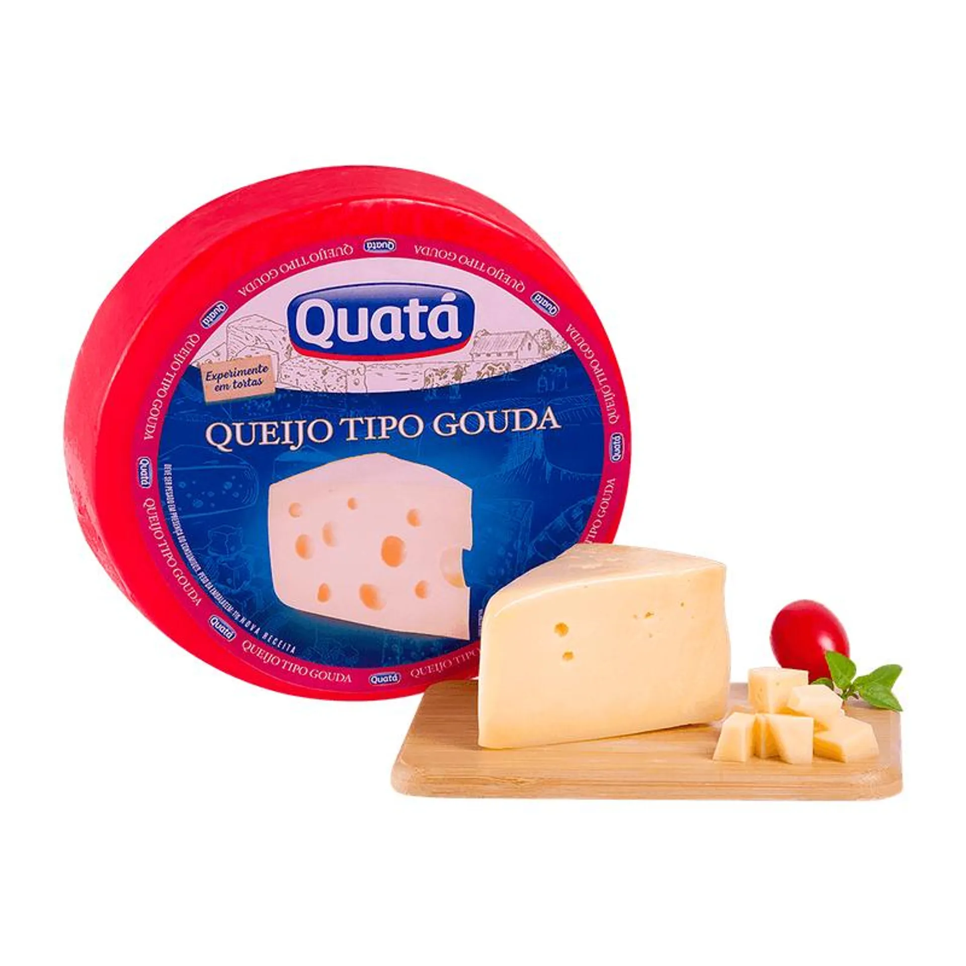 Queijo Tipo Gouda Quatá Pedaço Kg