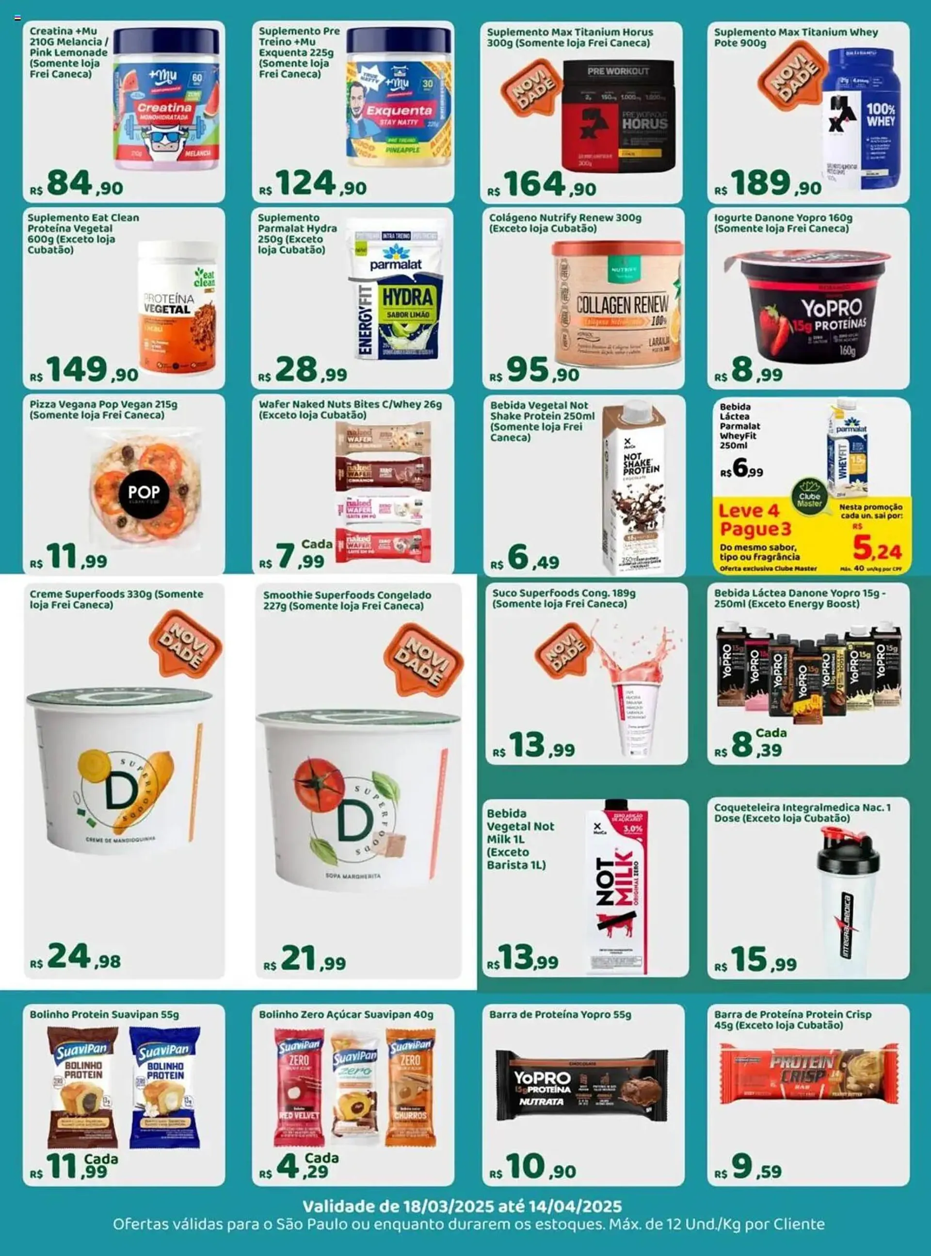 Encarte de Catálogo Master Supermercados 18 de março até 14 de abril 2025 - Pagina 3