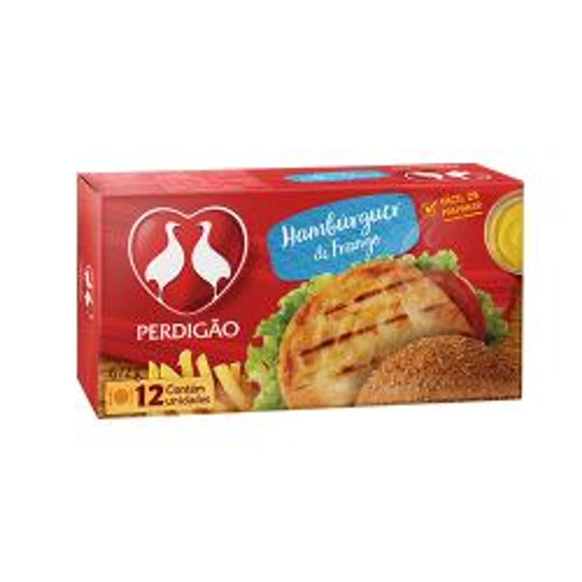 Hambúrguer Perdigão Frango 12 Uni. 672g