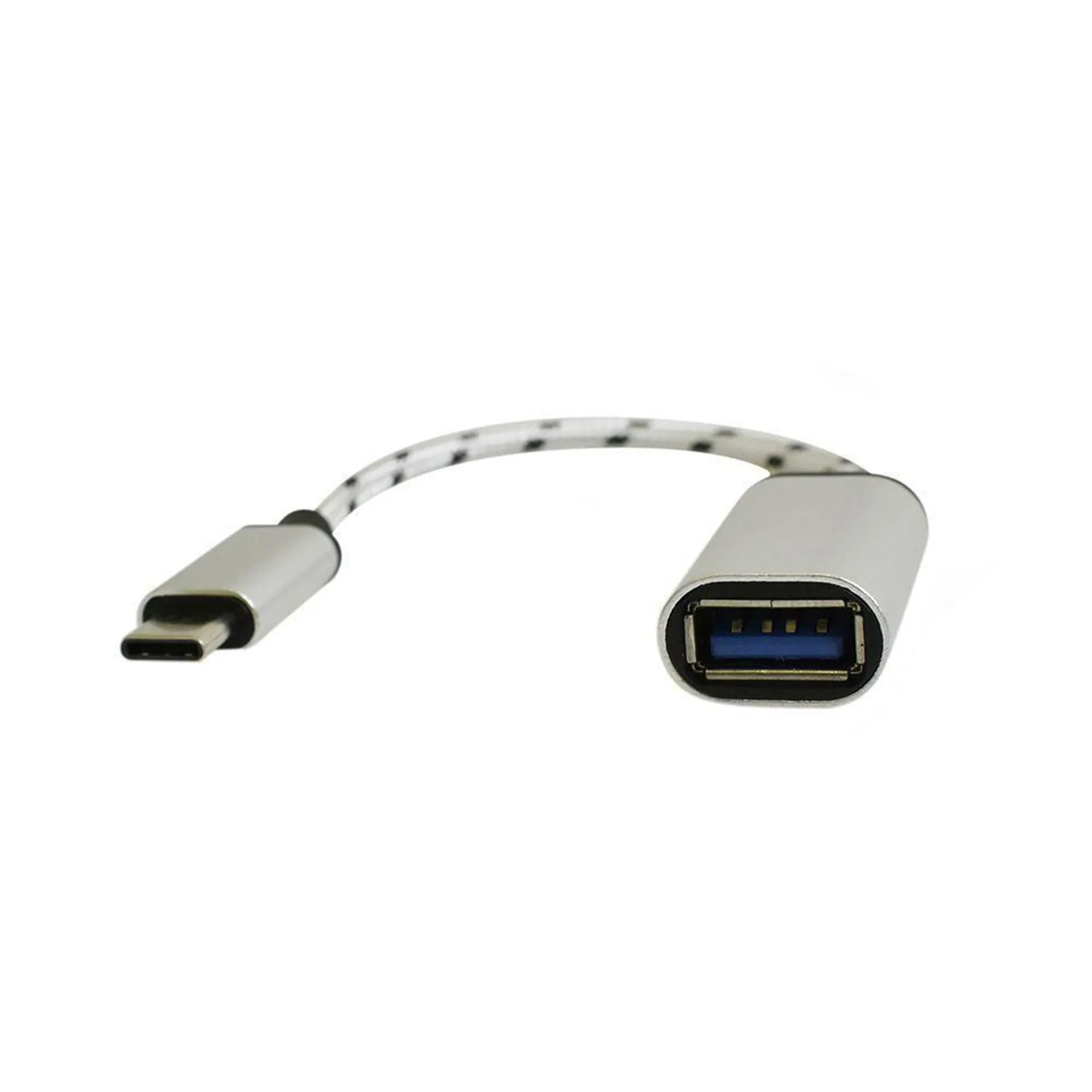 Cabo Otg Evus Type C Para Usb 3.0. Plug Metal C-075 15cm