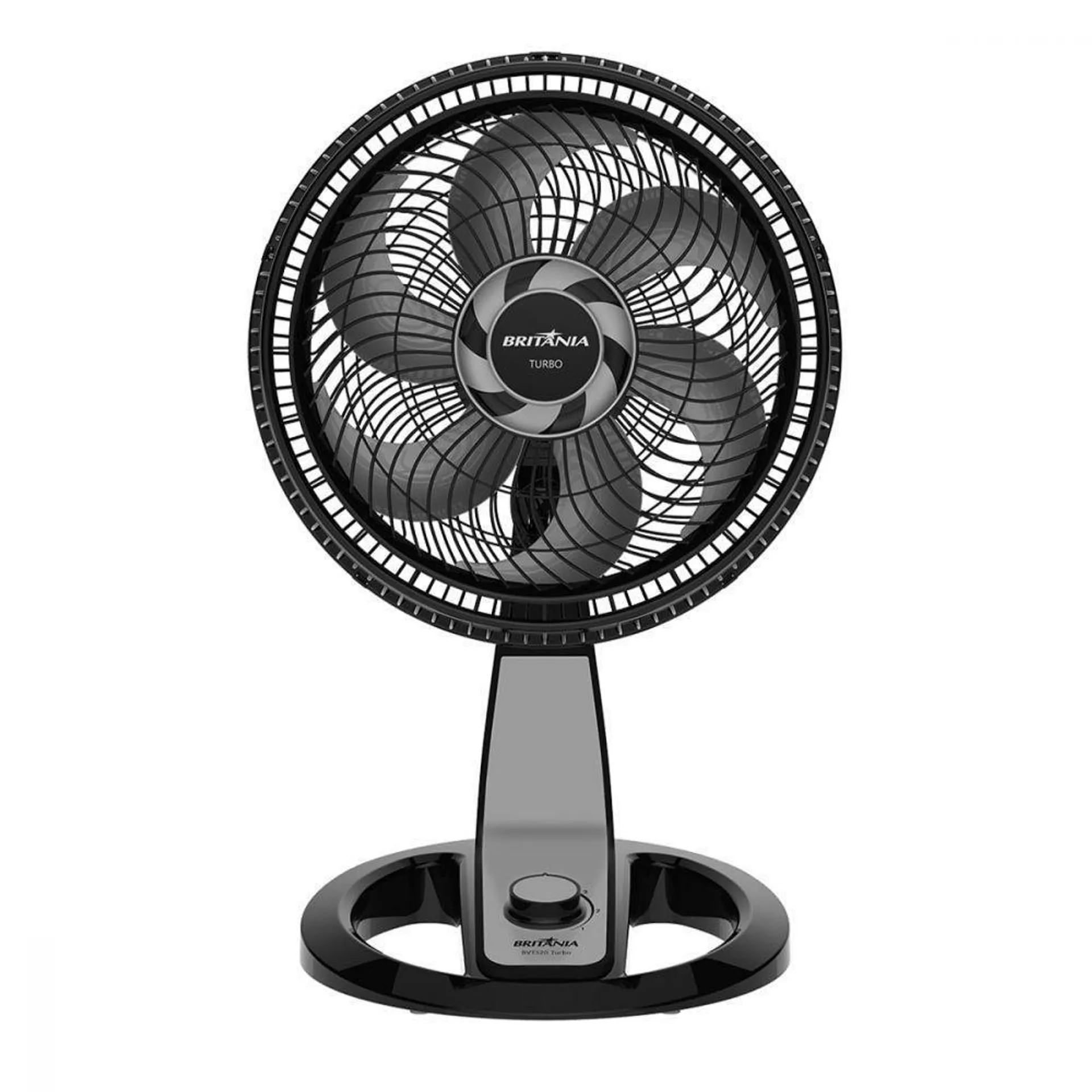 Ventilador Britânia Bvt320p Turbo 30cm 6 Pás Preto 110V