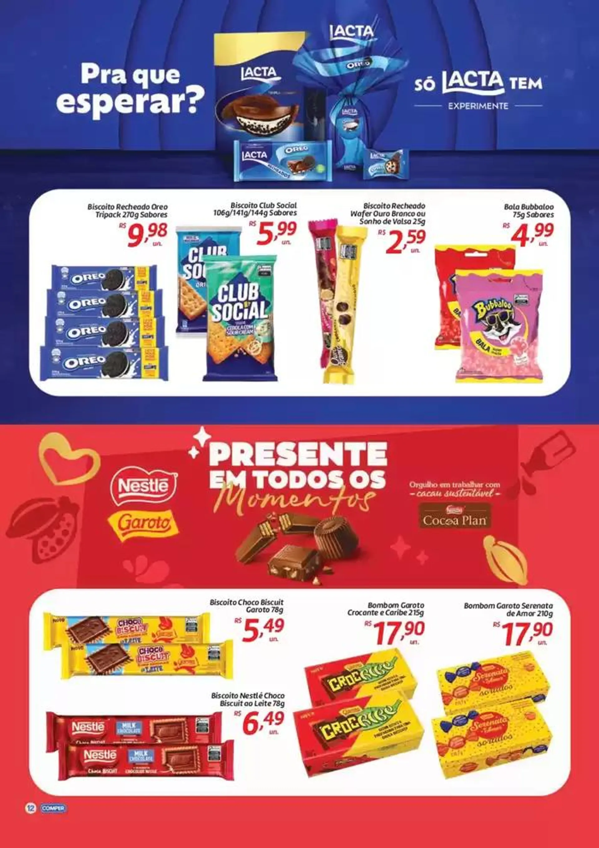 Encarte de Delícias de Páscoa Comper 7 de abril até 20 de abril 2025 - Pagina 12