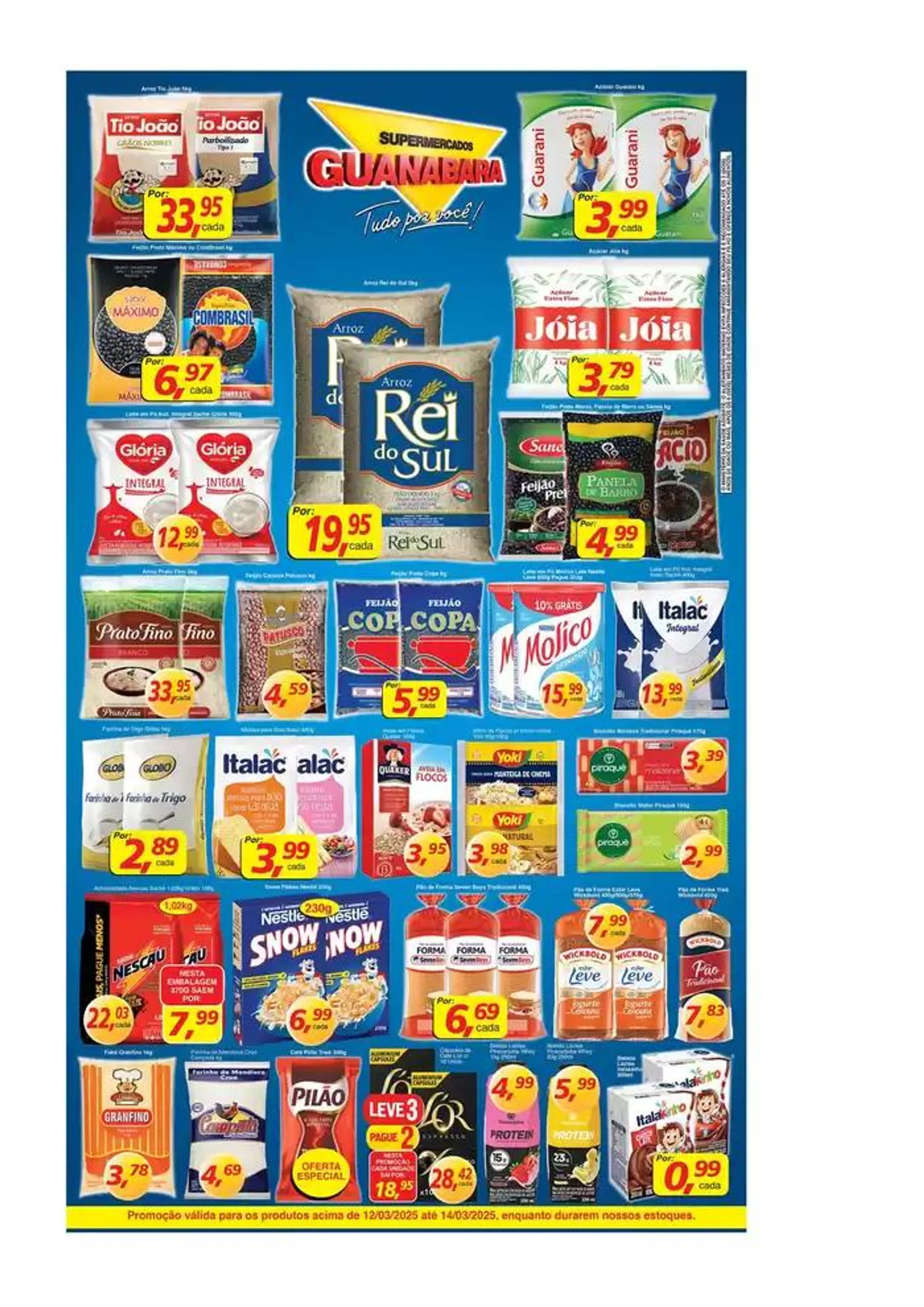 Encarte de Encarte Supermercados Guanabara 12 de março até 14 de março 2025 - Pagina 2