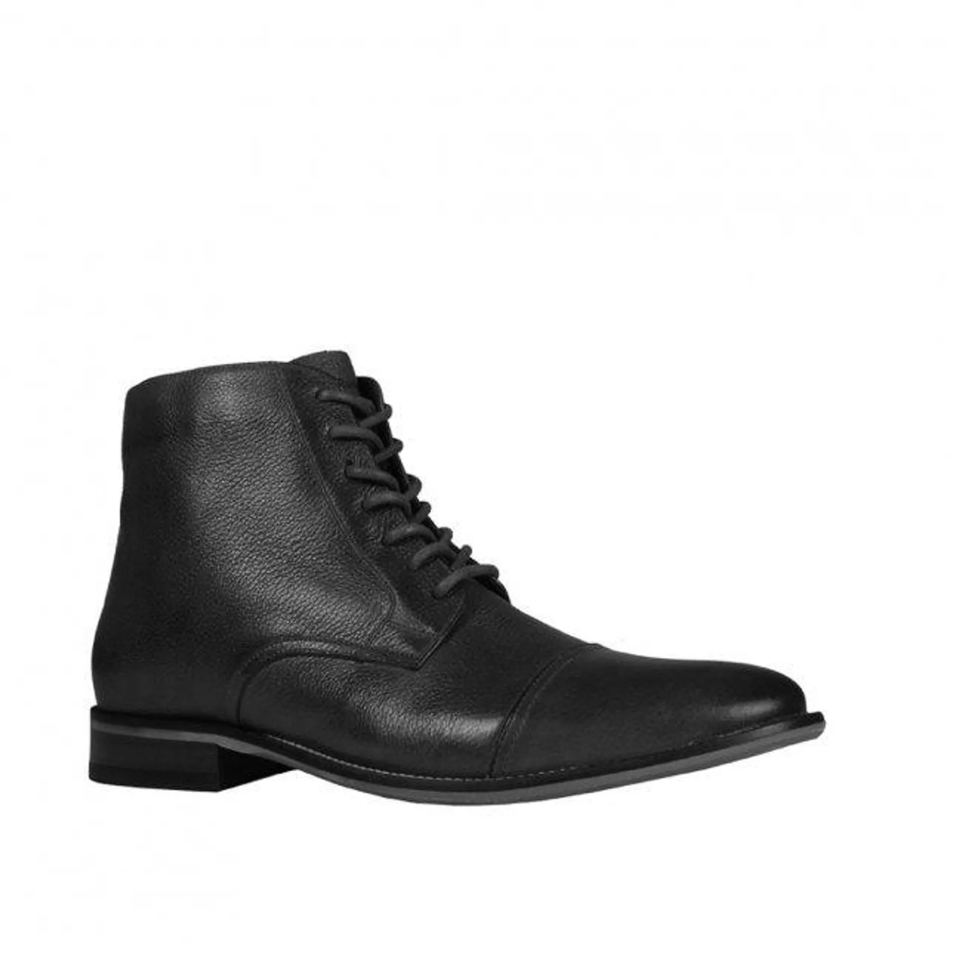 Bota Masculina Preto Couro