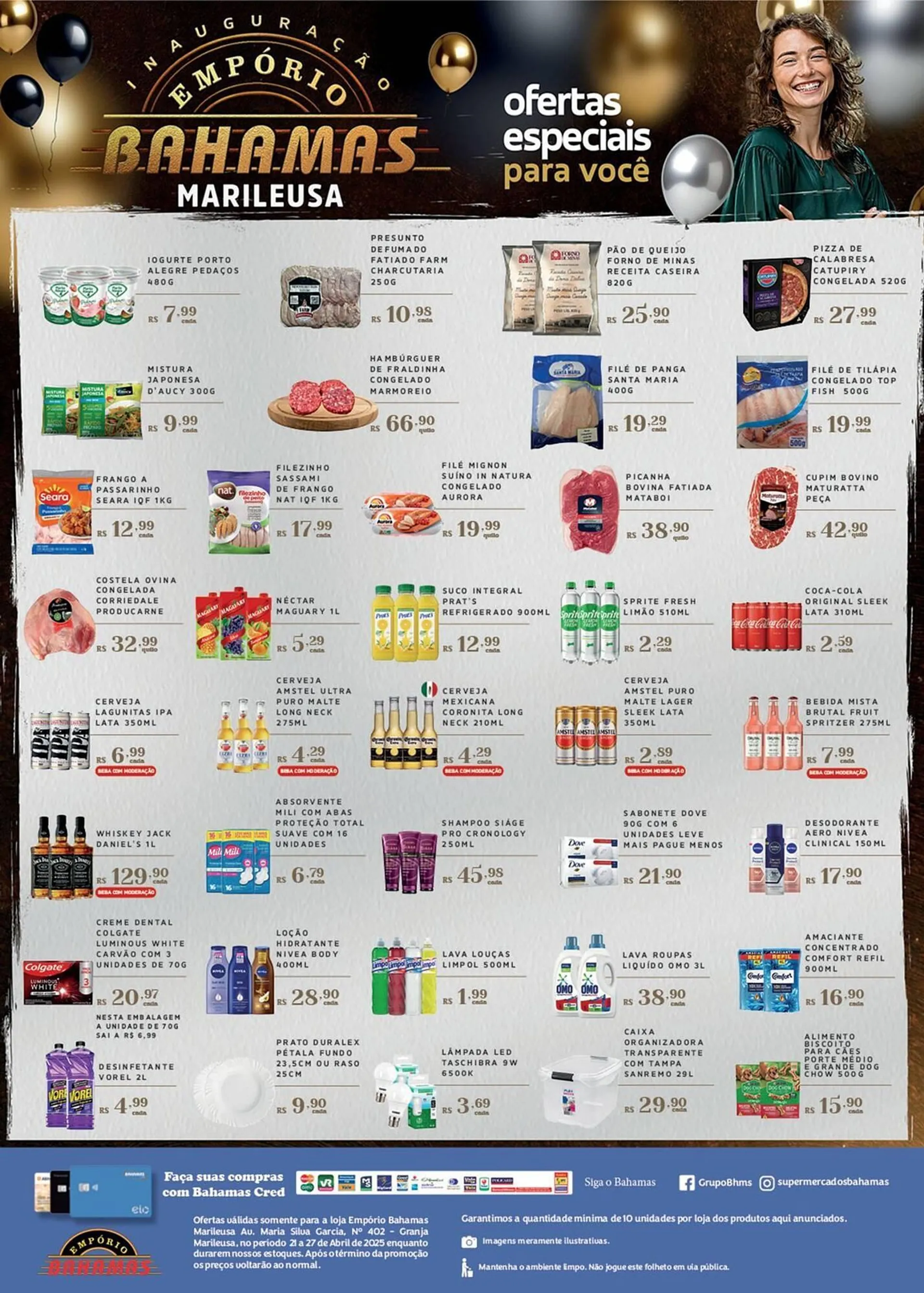 Encarte de Catálogo Empório Bahamas 22 de abril até 27 de abril 2025 - Pagina 1