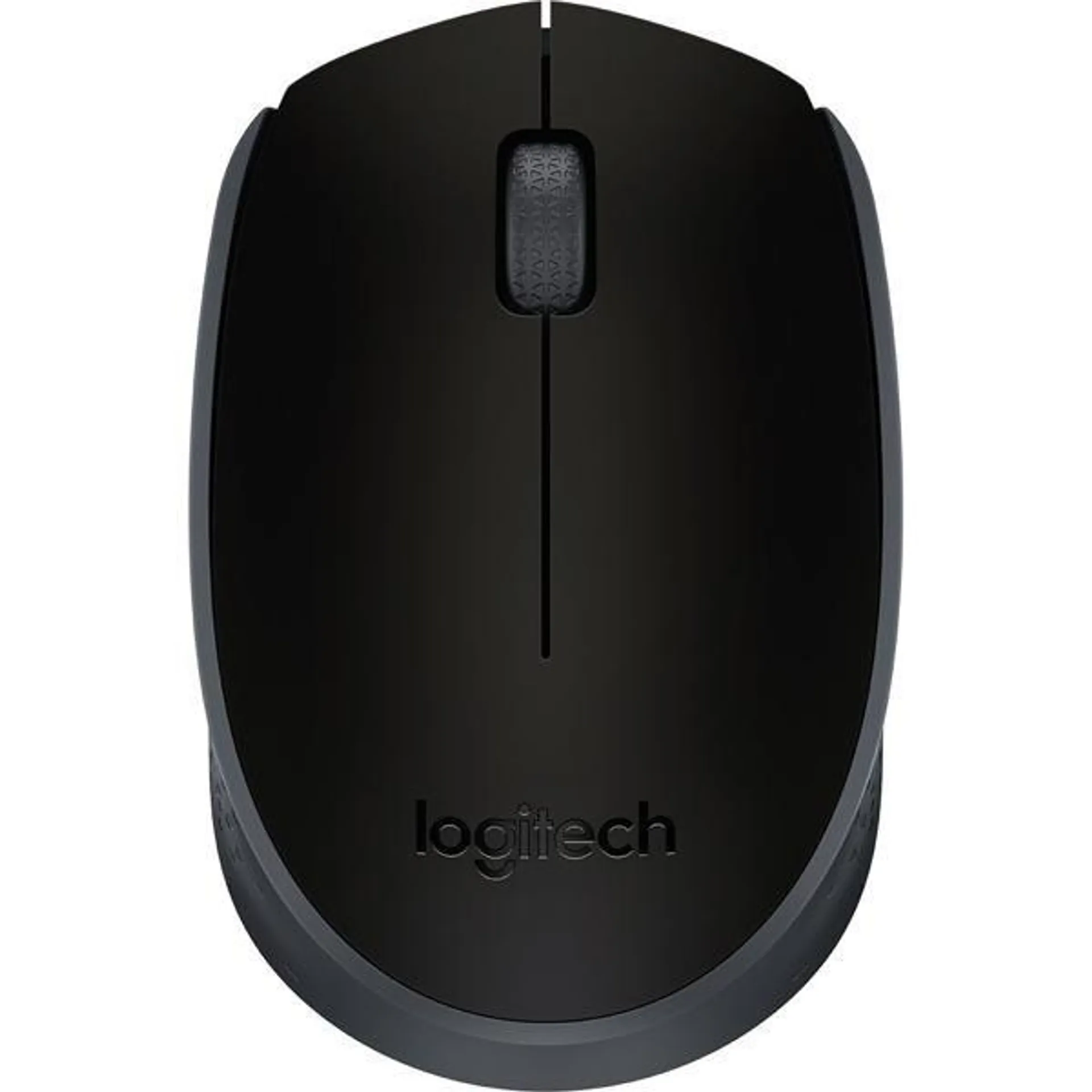 Mouse sem fio Logitech M170 com Design Ambidestro Compacto, Conexão USB e Pilha Inclusa - Preto CX 1 UN