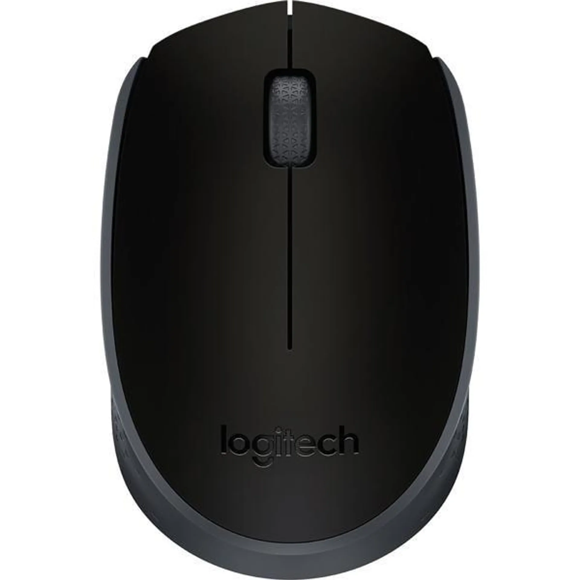 Mouse sem fio Logitech M170 com Design Ambidestro Compacto, Conexão USB e Pilha Inclusa - Preto CX 1 UN