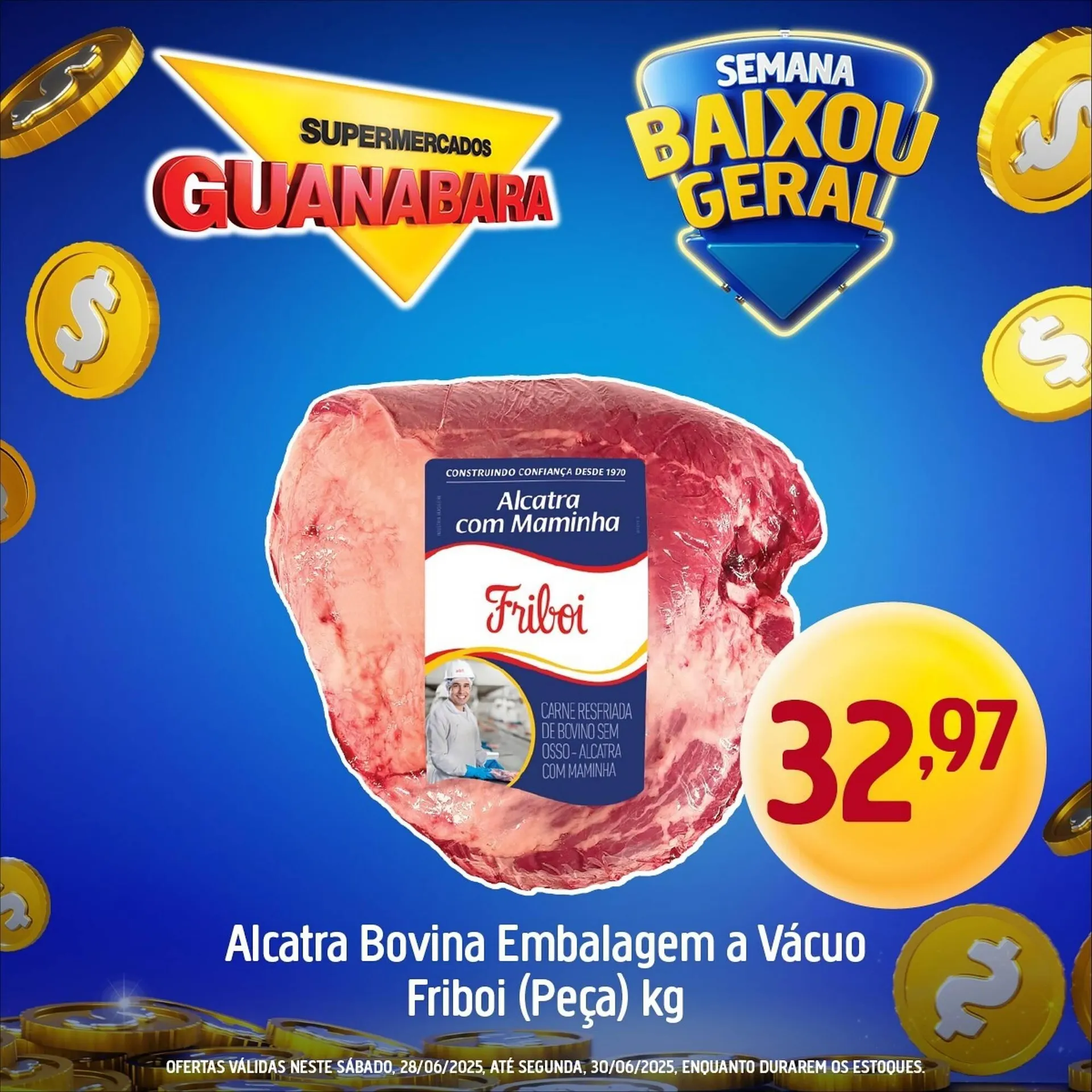 Encarte de Catálogo Supermercados Guanabara 28 de junho até 30 de junho 2025 - Pagina 1