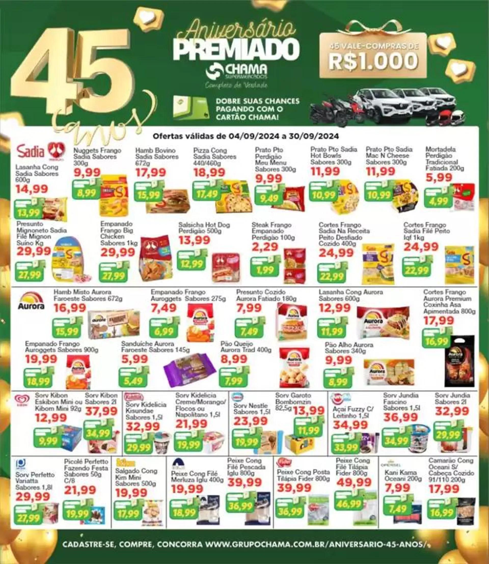 Encarte de Revista de Ofertas de Aniversário 45 Anos 17 de setembro até 30 de setembro 2024 - Pagina 2