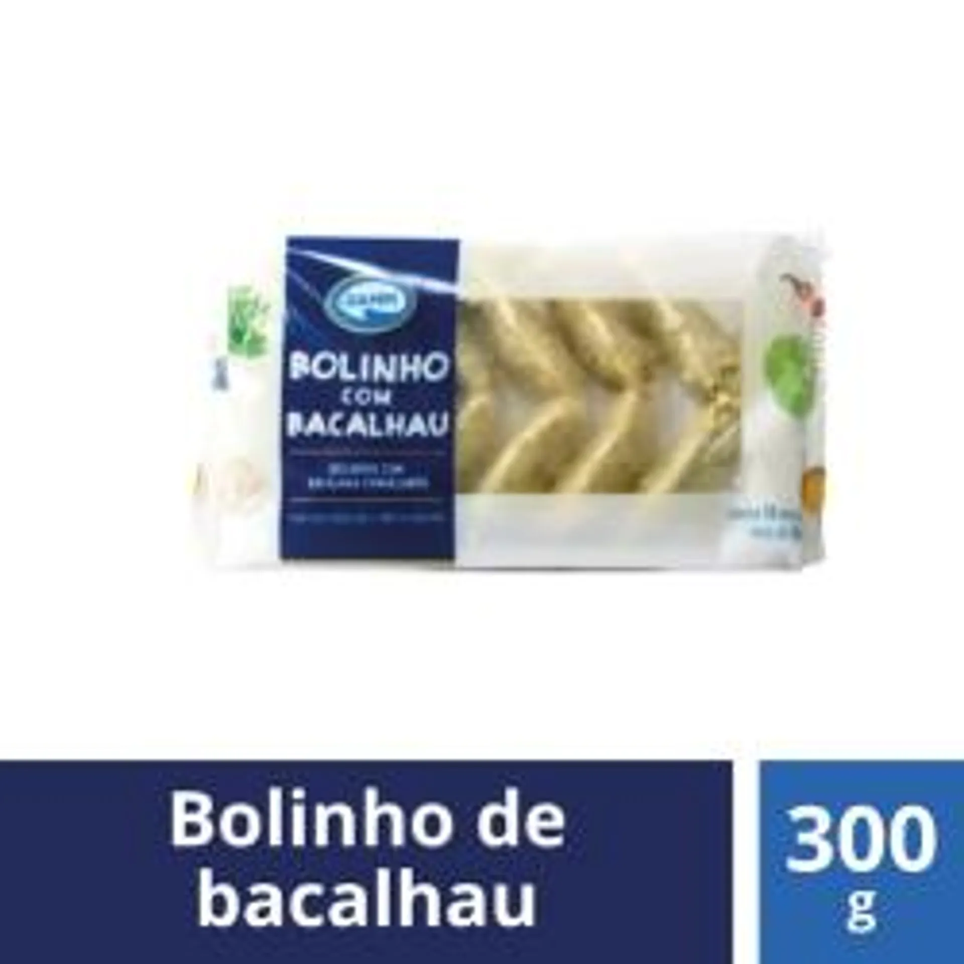 Bolinho De Bacalhau Congelado Bandeja 10x300g