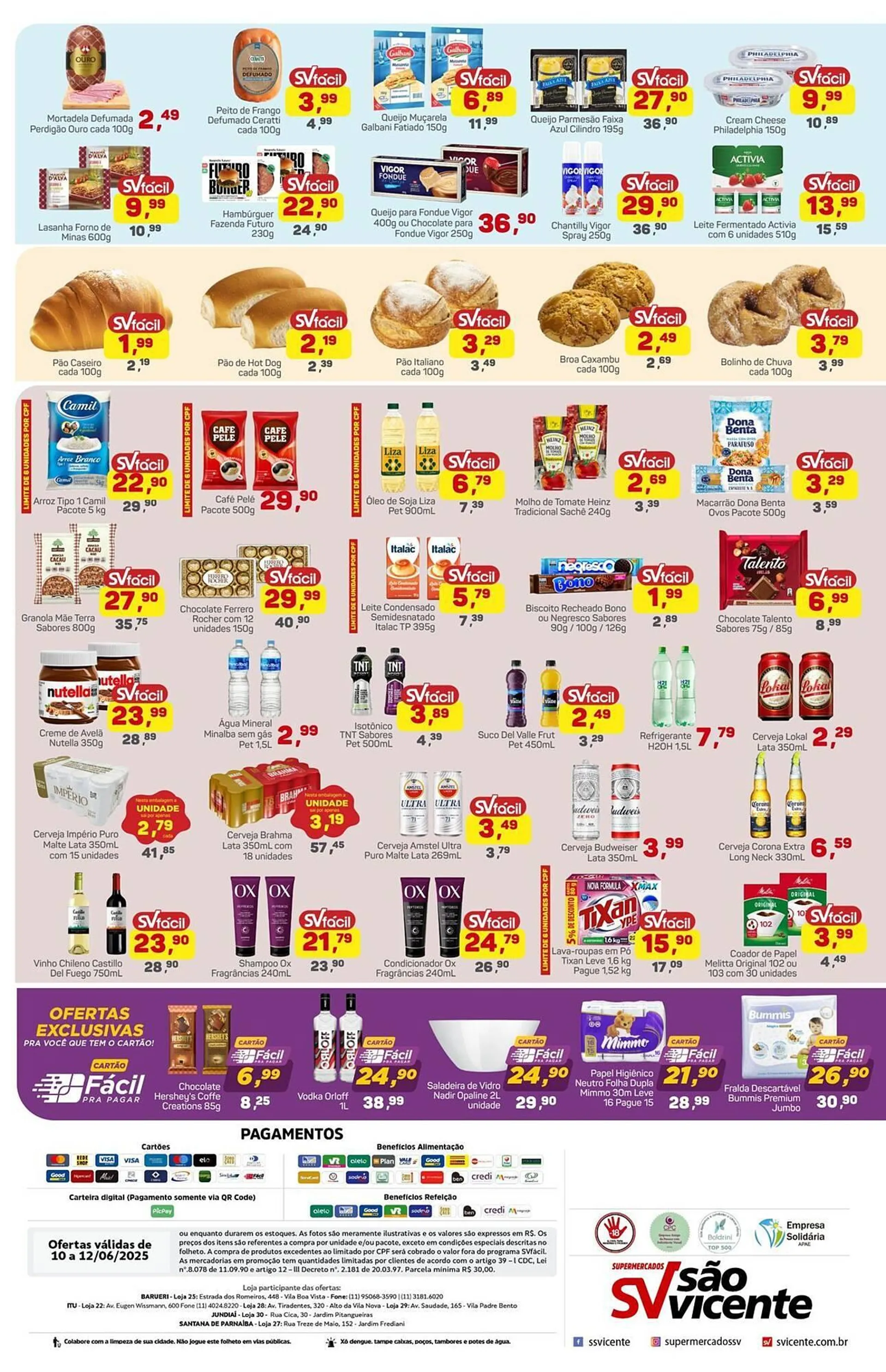 Encarte de Catálogo Supermercados São Vicente 10 de junho até 12 de junho 2025 - Pagina 2