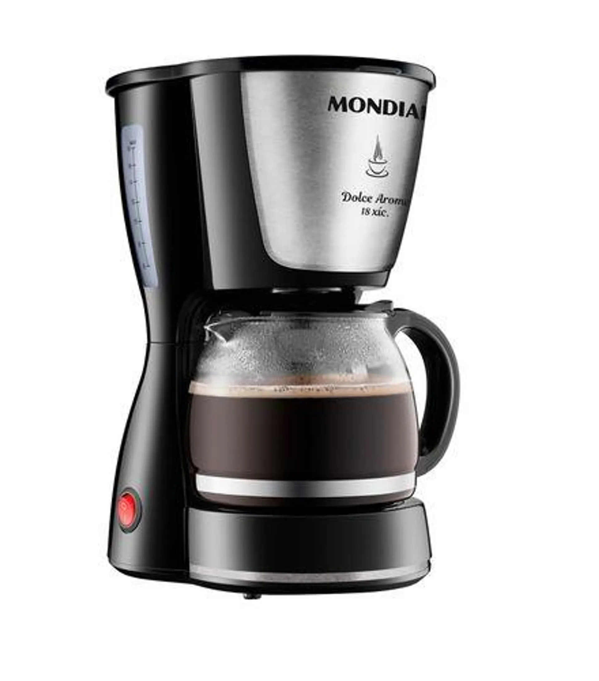 Cafeteira Elétrica Dolce Arome Preto Mondial 18 Xícaras C3018X 220V