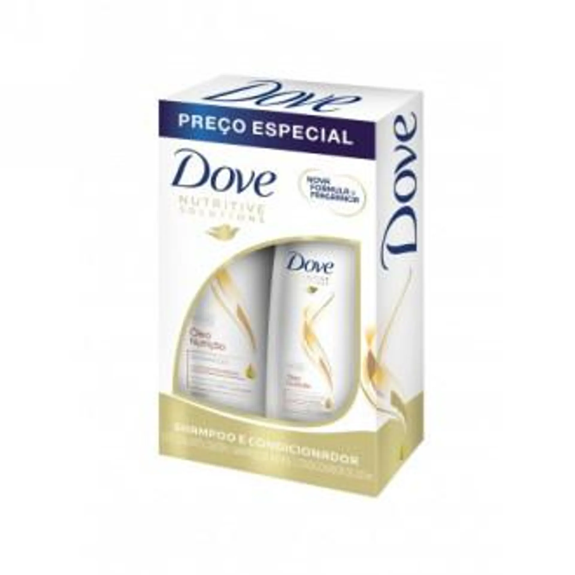 KIT SHAMPOO + CONDICIONADOR DOVE ÓLEO NUTRIÇÃO 1 UNIDADE