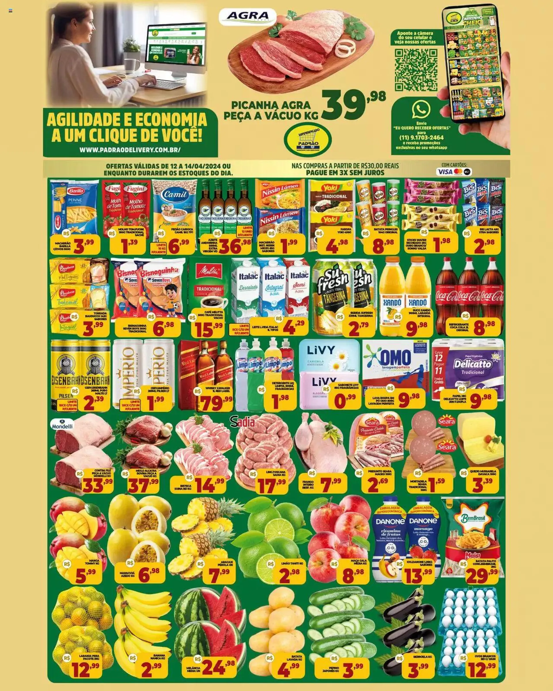 Encarte de Supermercado Padrão - Ofertas da semana 15 de abril até 15 de abril 2024 - Pagina 