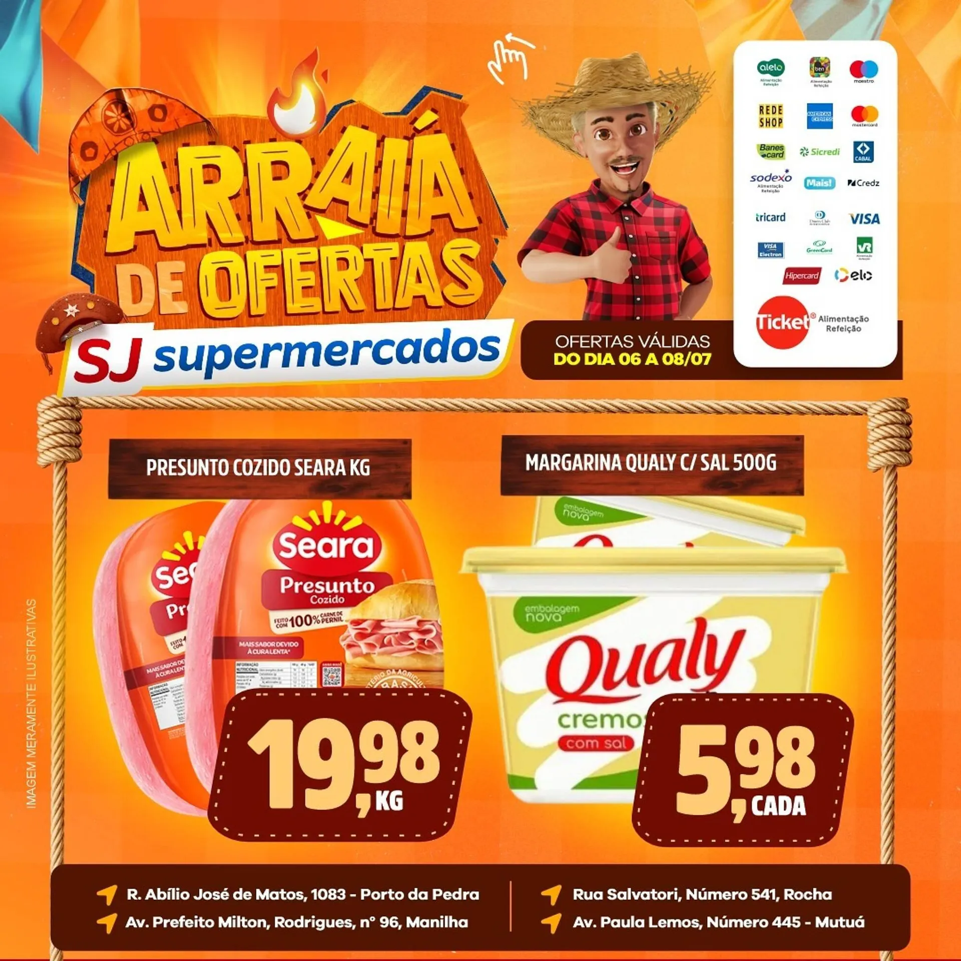 Encarte de Catálogo Sj Supermercados 6 de julho até 7 de julho 2024 - Pagina 4