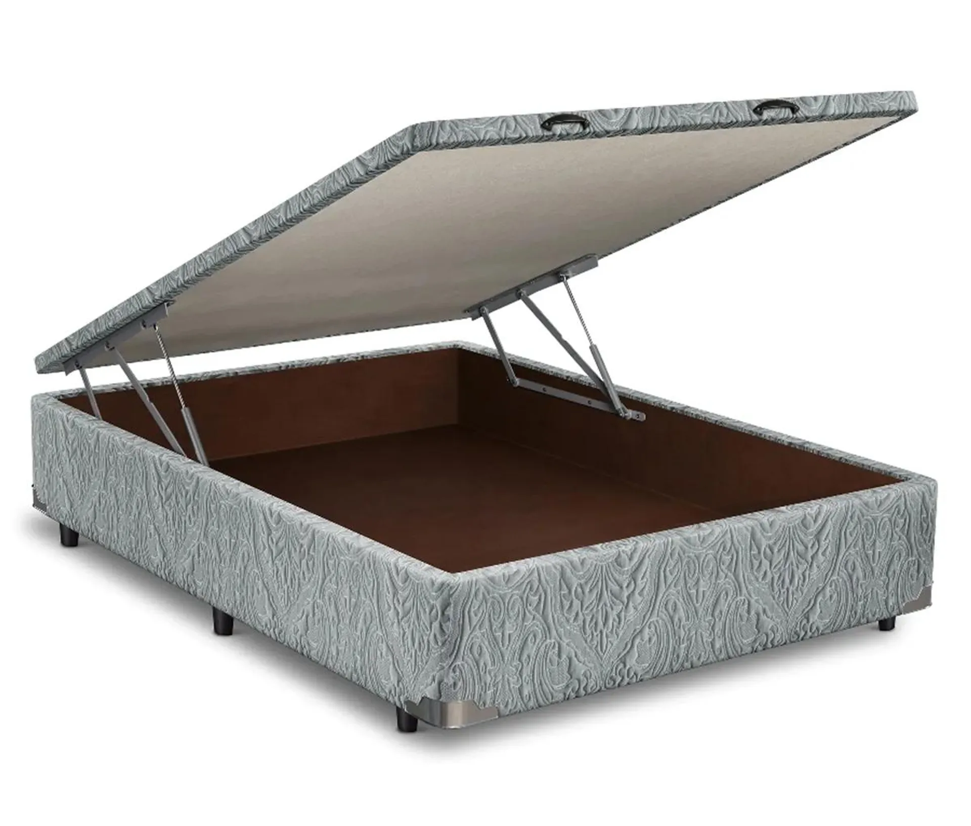 BASE CAMA BOX COM BAÚ ABERTURA FRONTAL PRESIDENCIAL