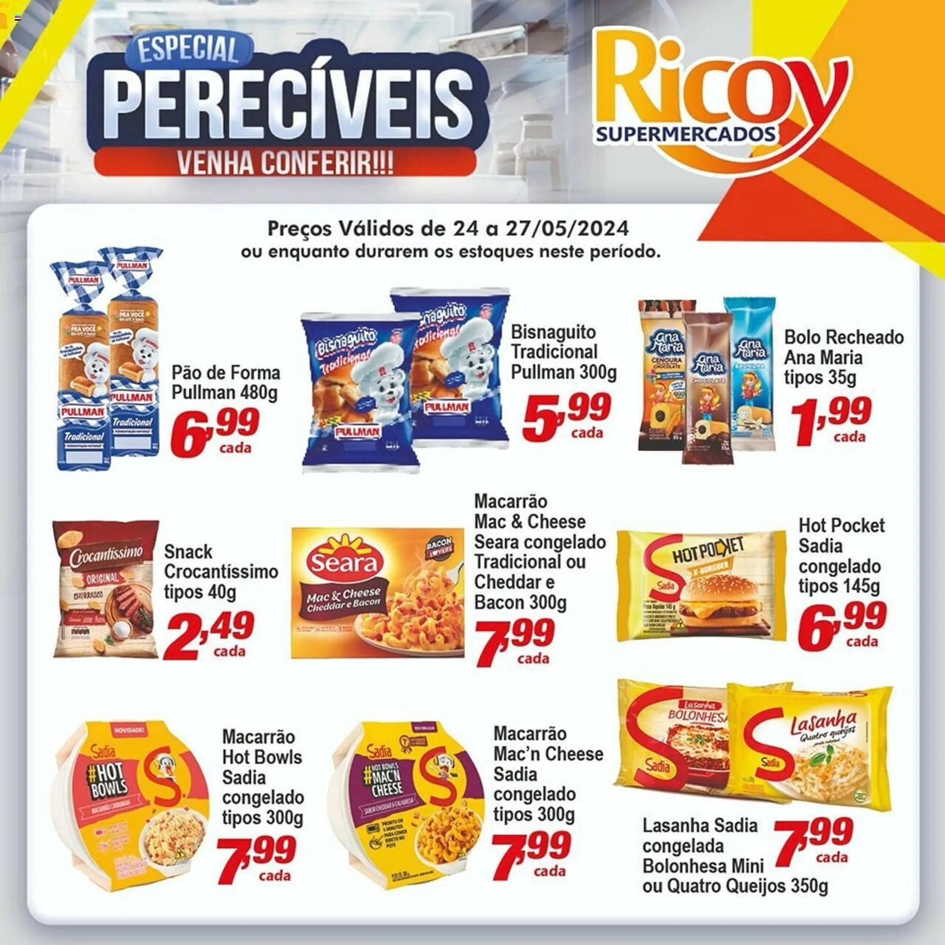 Encarte de Catálogo Ricoy Supermercados 24 de maio até 27 de maio 2024 - Pagina 1