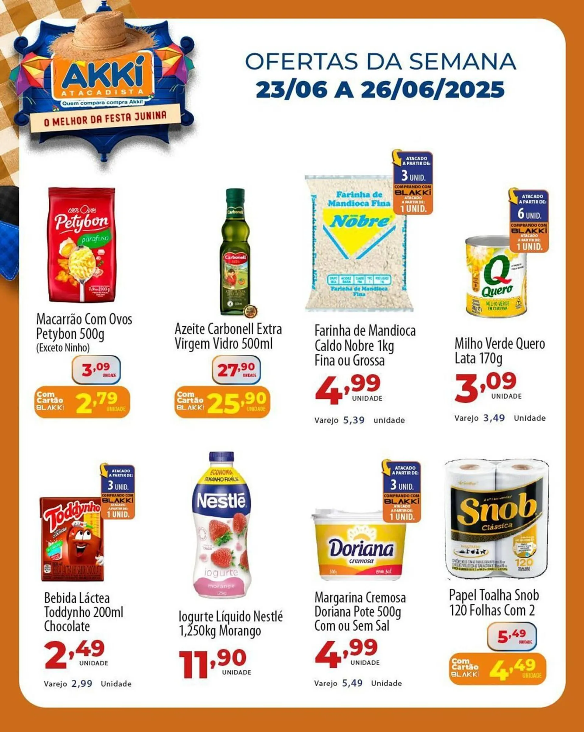 Encarte de Catálogo Akki Atacadista 23 de junho até 26 de junho 2025 - Pagina 1