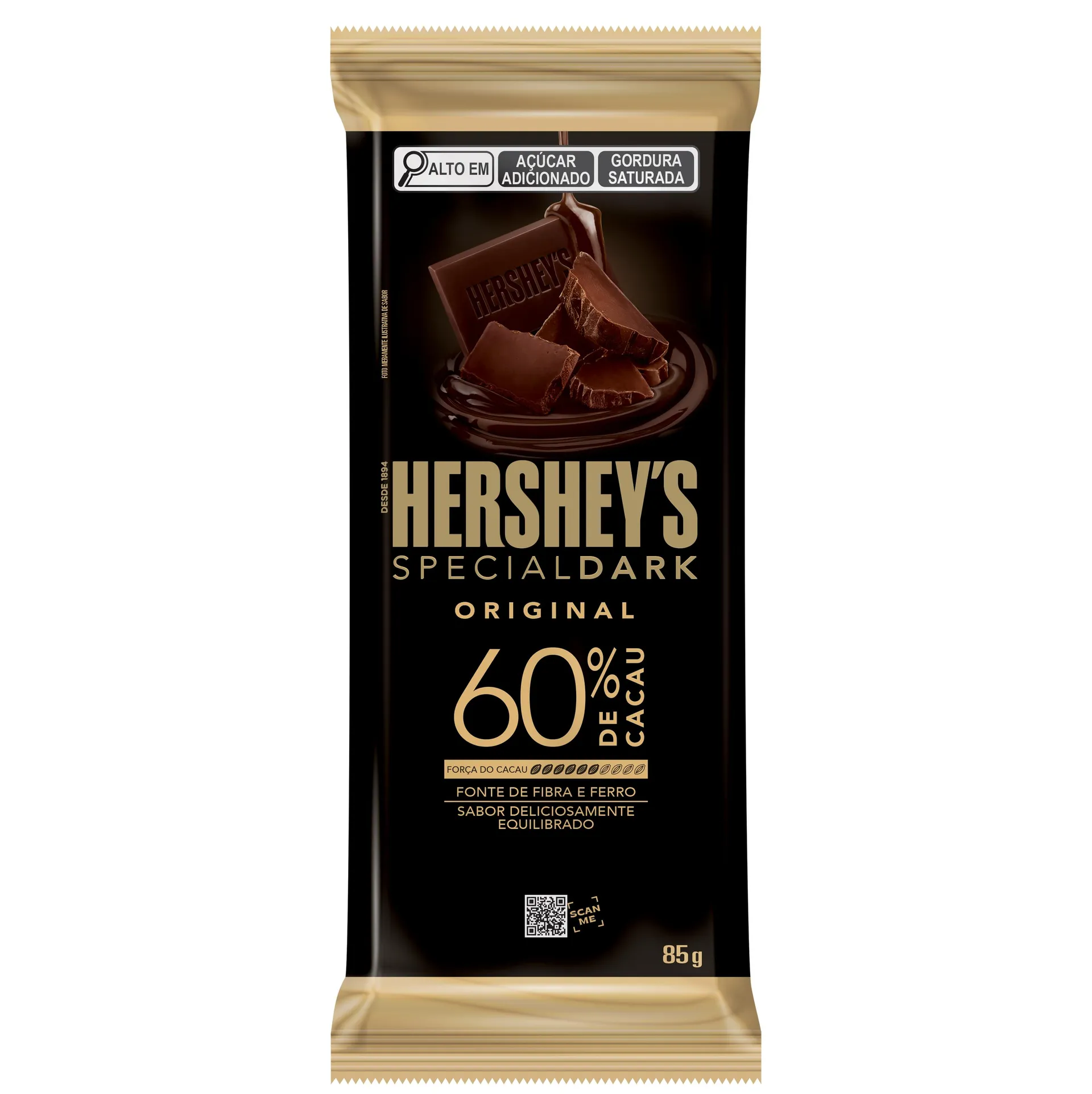 Chocolate Hersheys Special Dark Tradicional 60% Cacau 85g