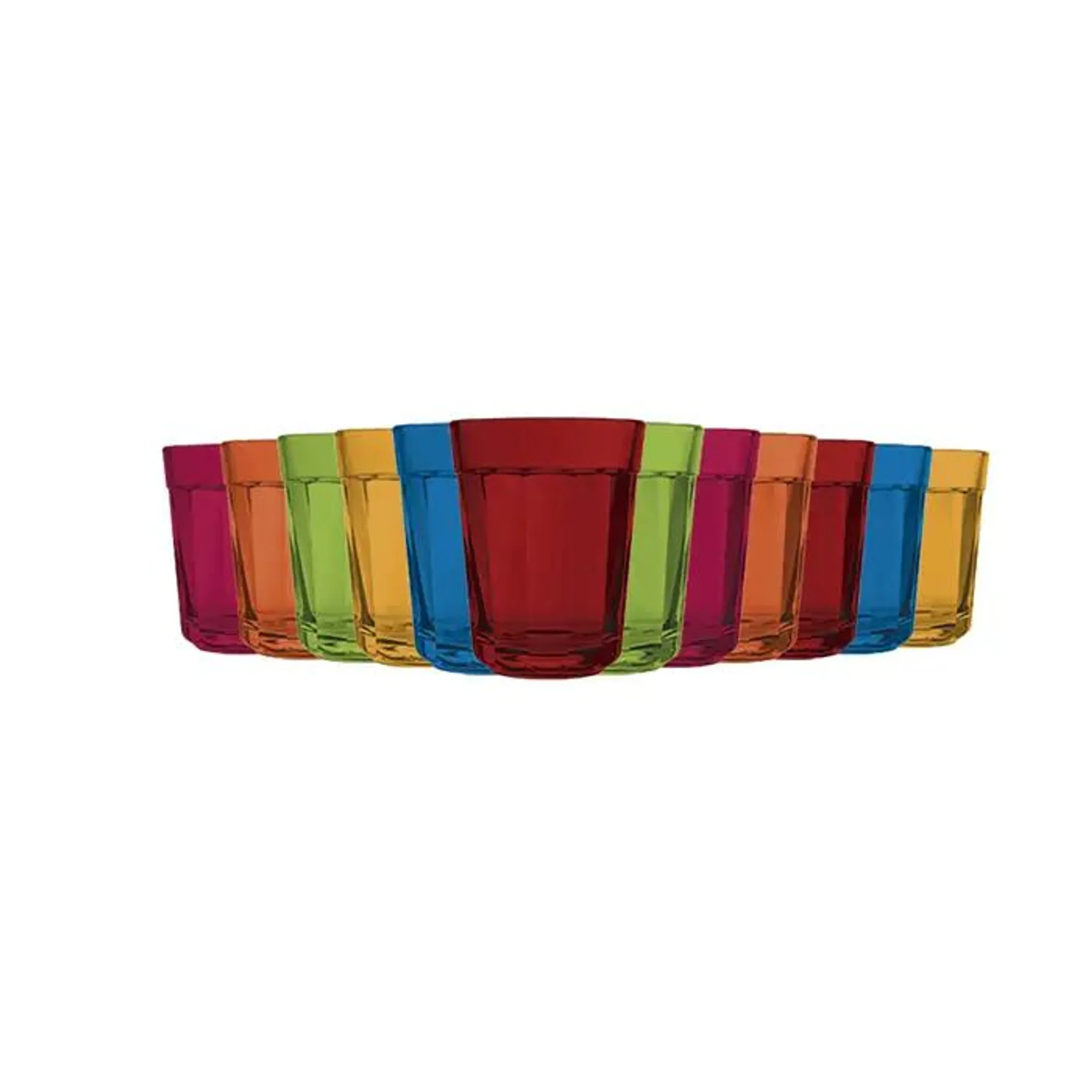 Jogo de Copo Americano Colors para Doses 45ml com 12 peças