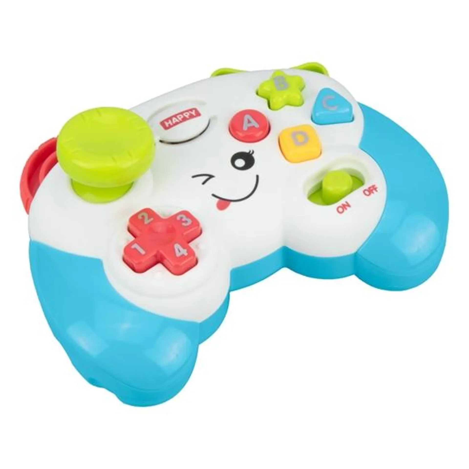 brinquedo controle de vídeo game musical azul pimpolho